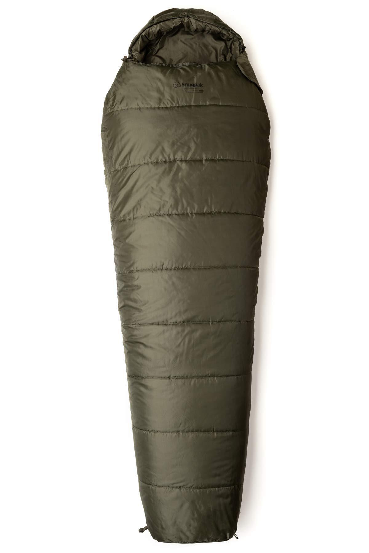 Snugpak  Sleeper Lite  Warm & durable everyday sleeping bag (Left Zip, Olive) 3/3