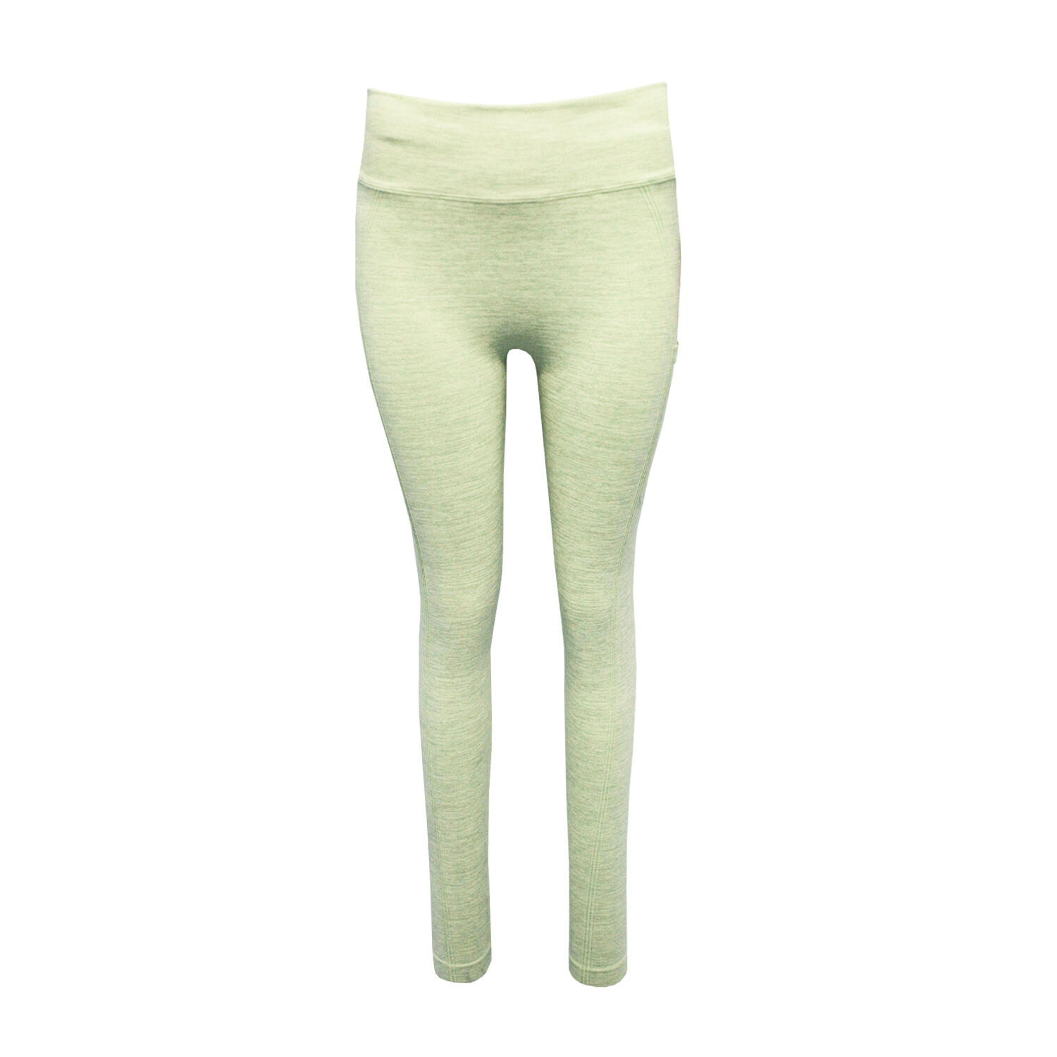 Leggings für Damen Salbeigrün 2/4