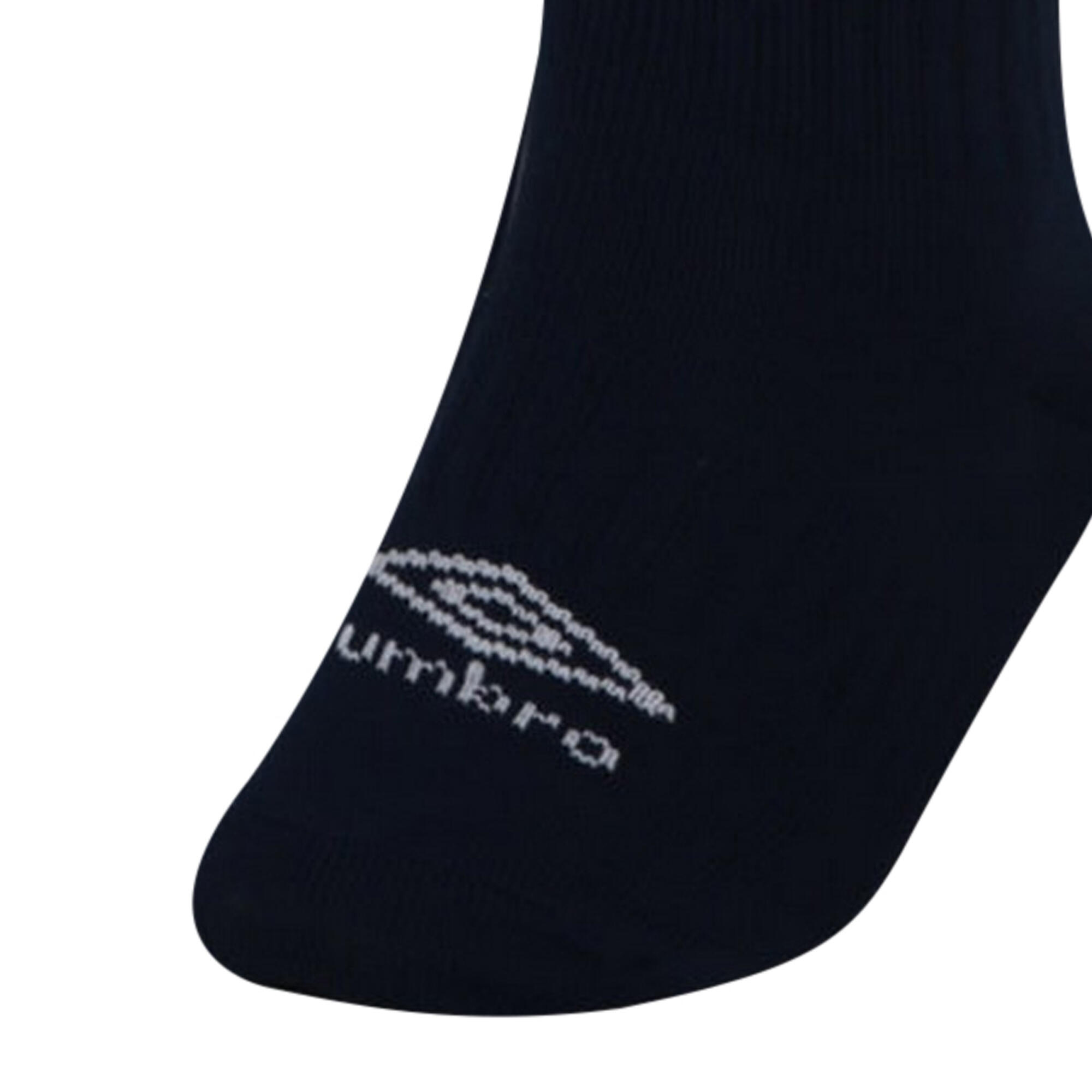 Childrens/Kids Primo Football Socks (Dark Navy/White) 3/3