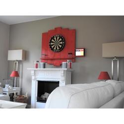 WOODEN Dart Surround | Protection murale pour fléchettes & support pour tablette