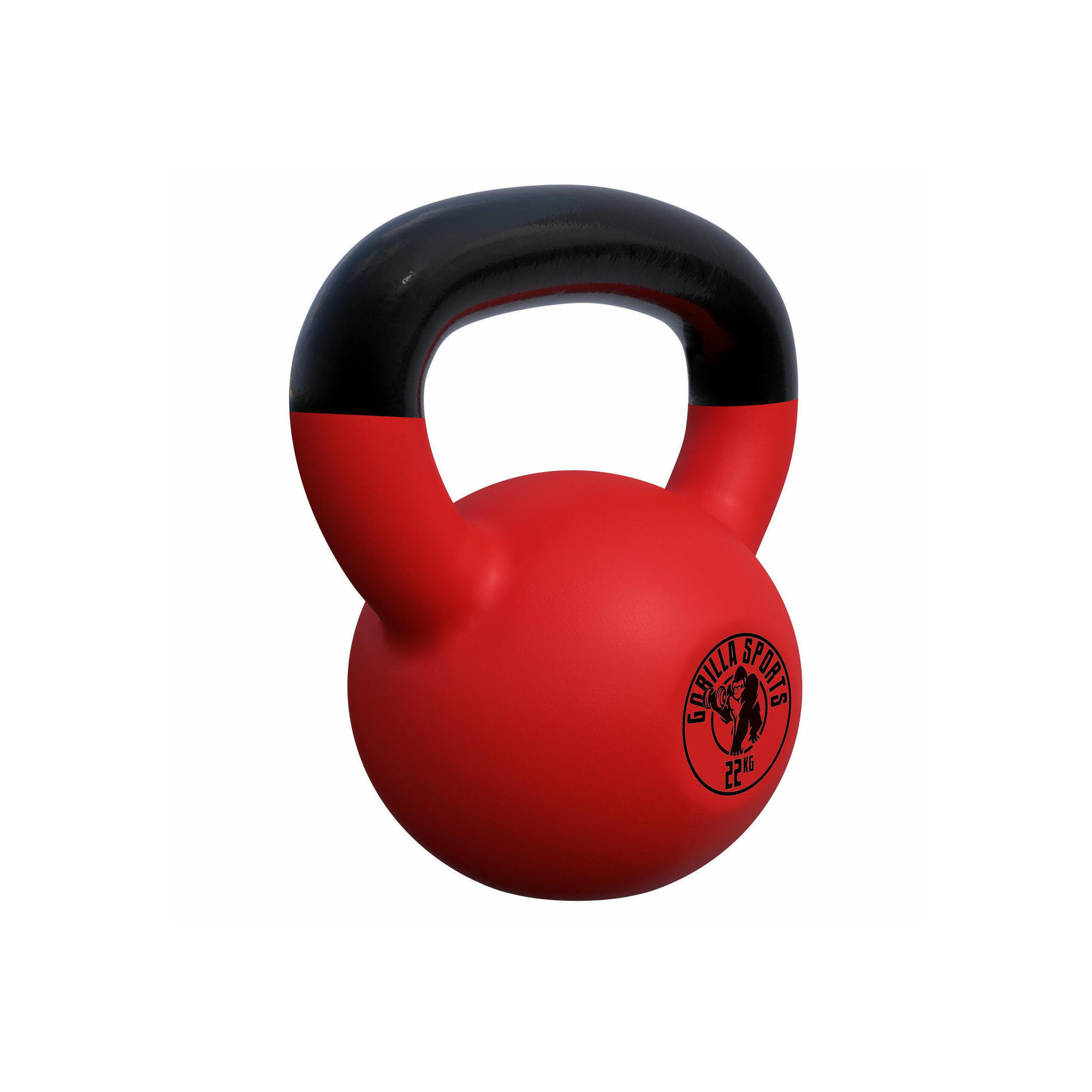 Kettlebell fundido com revestimento de vinil 2 kg - 32 kg