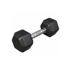 Dumbbell - 1 x 2 kg - Gietijzer - Hexagon - Halter