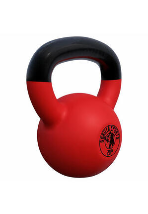 Kettlebell - 2 kg, Gusseisen, Vinyl Beschichtung, Schwunghantel, Kugelgewicht