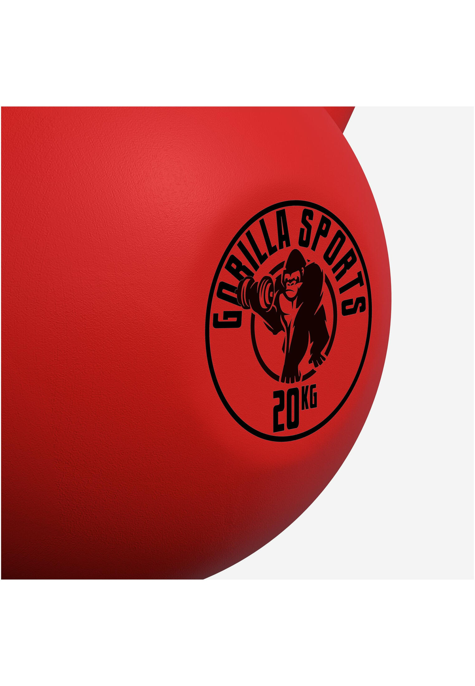 Gorilla Sports Kettlebell - Gietijzer (rubber coating) - 20 kg 6/7