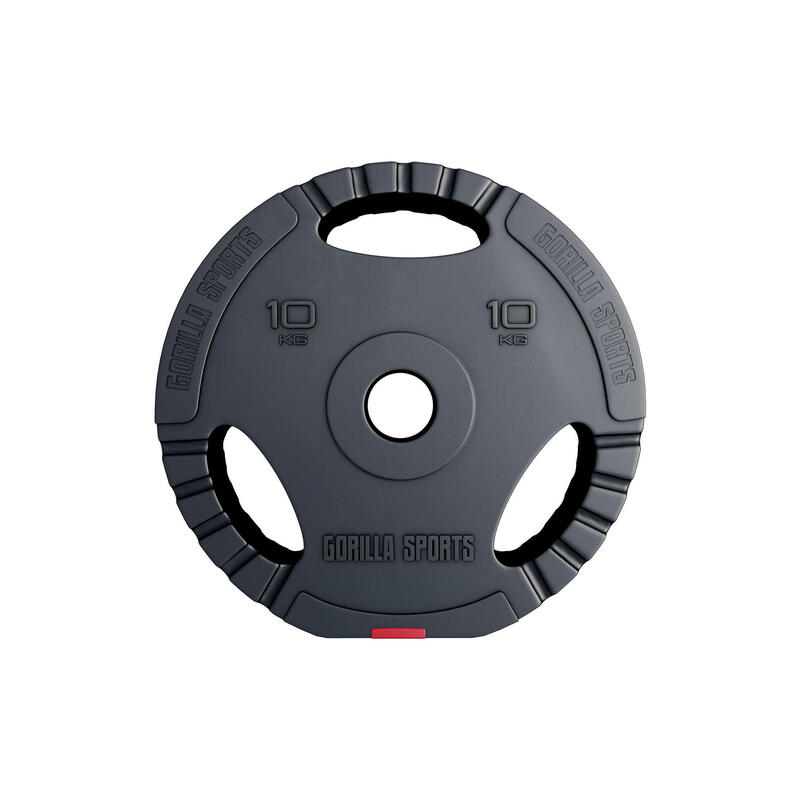 Disc Olimpic cu Grip umplut cu ciment  Ø 50/51mm de la 1,25 kg la 15 kg