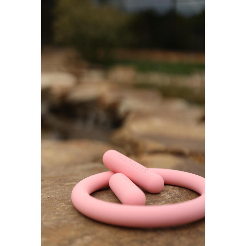 Fitness ring (dumbbell) 4.5kg - Blush Pink