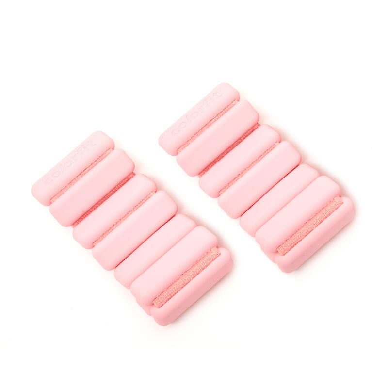 Unisex wrist and ankle weight bracelets set 0.5kg (2pcs) - Blush Pink