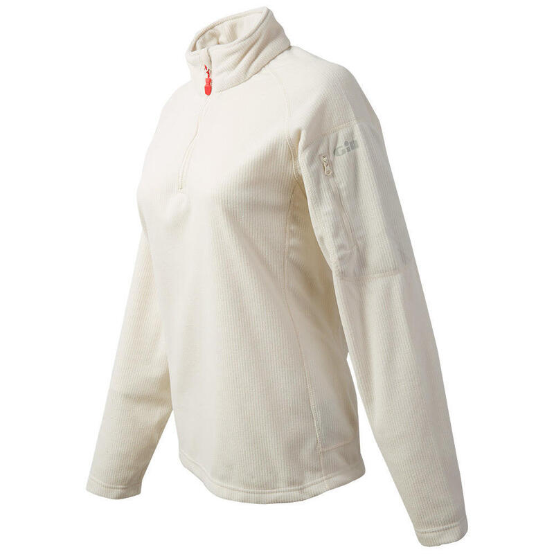 Women’s Lightweight Thermal Grid Microfleece – Oatmeal