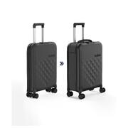 21" Collapsible CARRY-ON Suitcase - Black