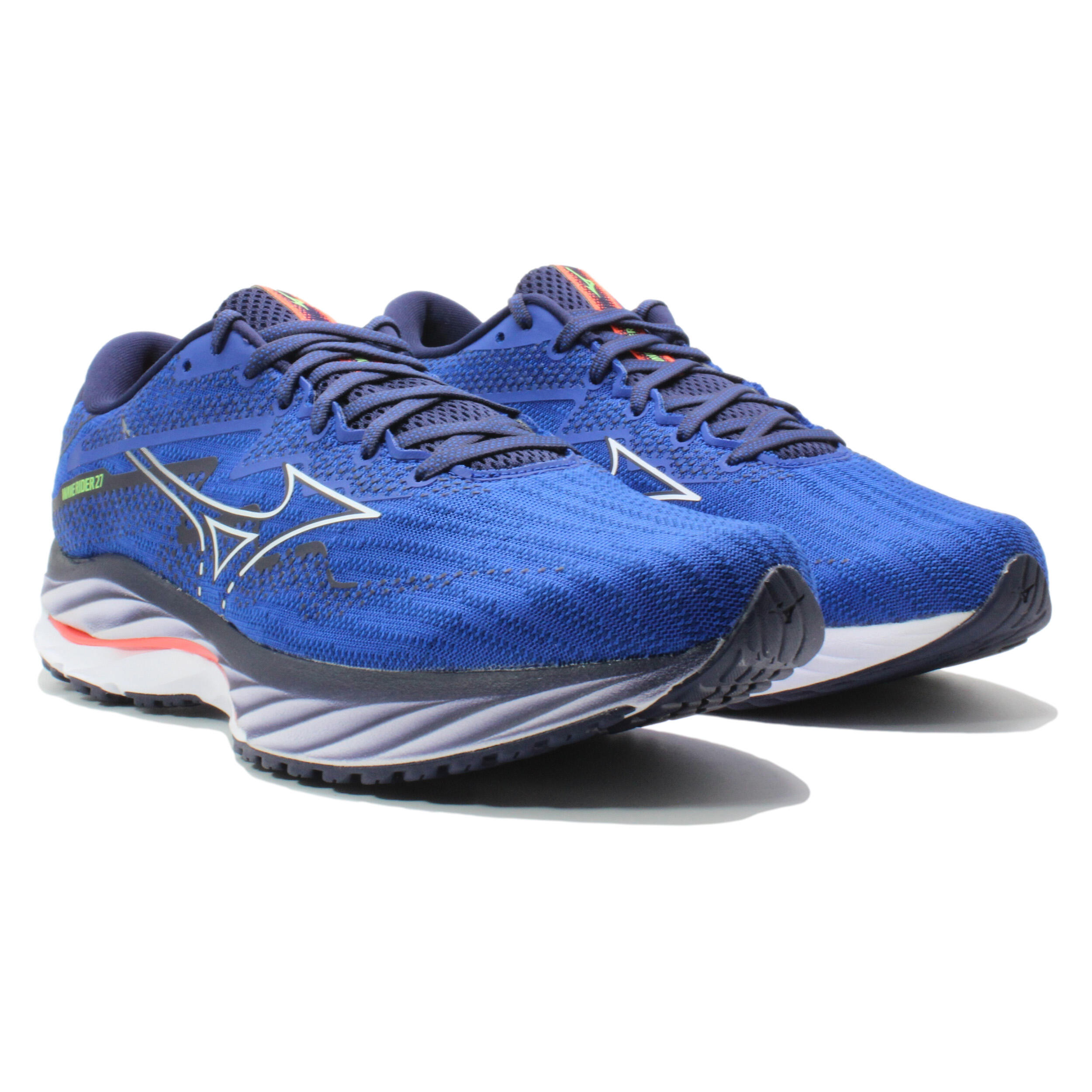 Hardloopschoenen voor Volwassenen Mizuno Wave Rider 27 Blauw 4/5