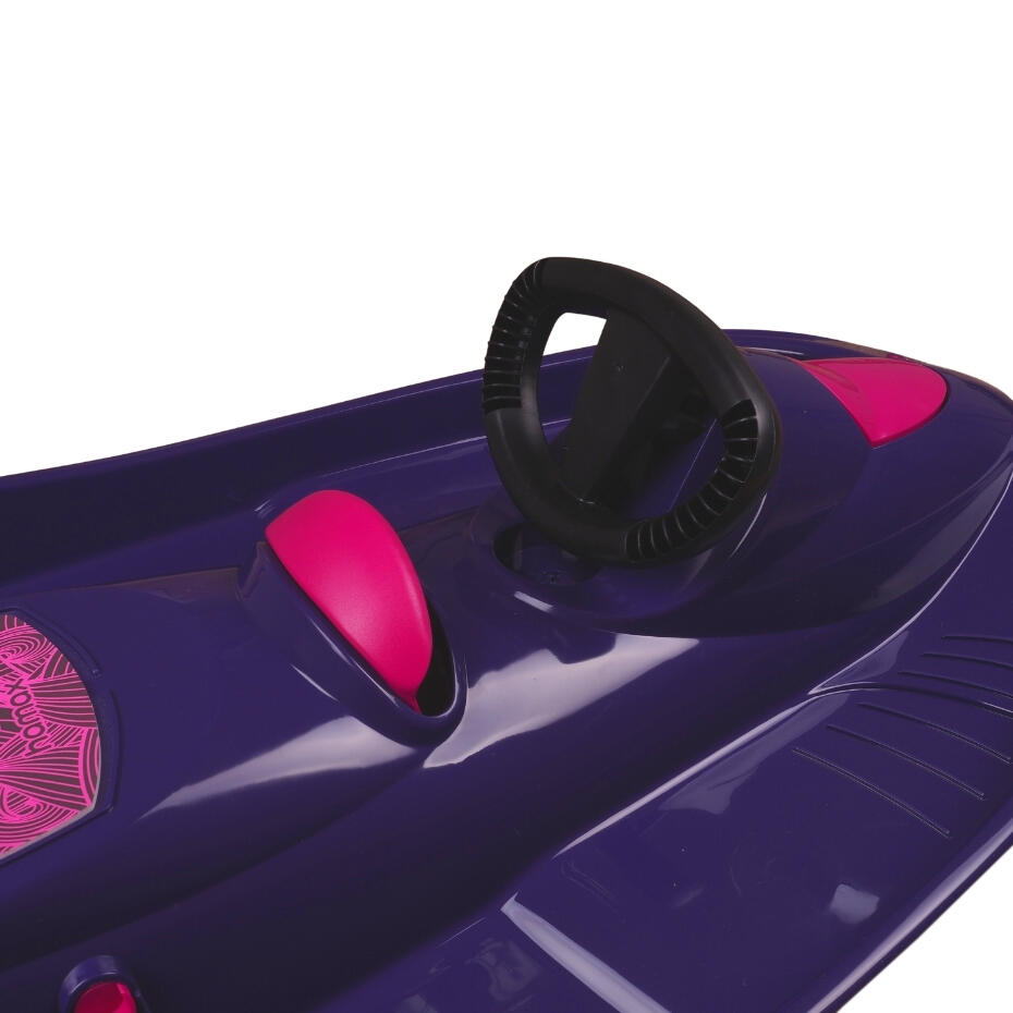 1-seat sled with steering wheel and brakes "Sno Dragon" Hamax 5/6