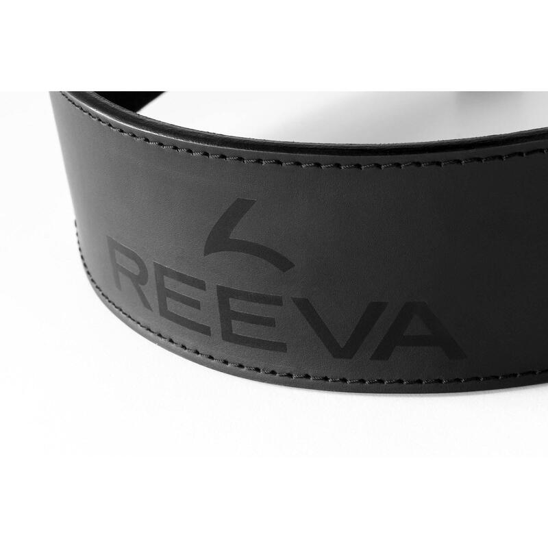 Ceinture de fitness en cuir - Noir