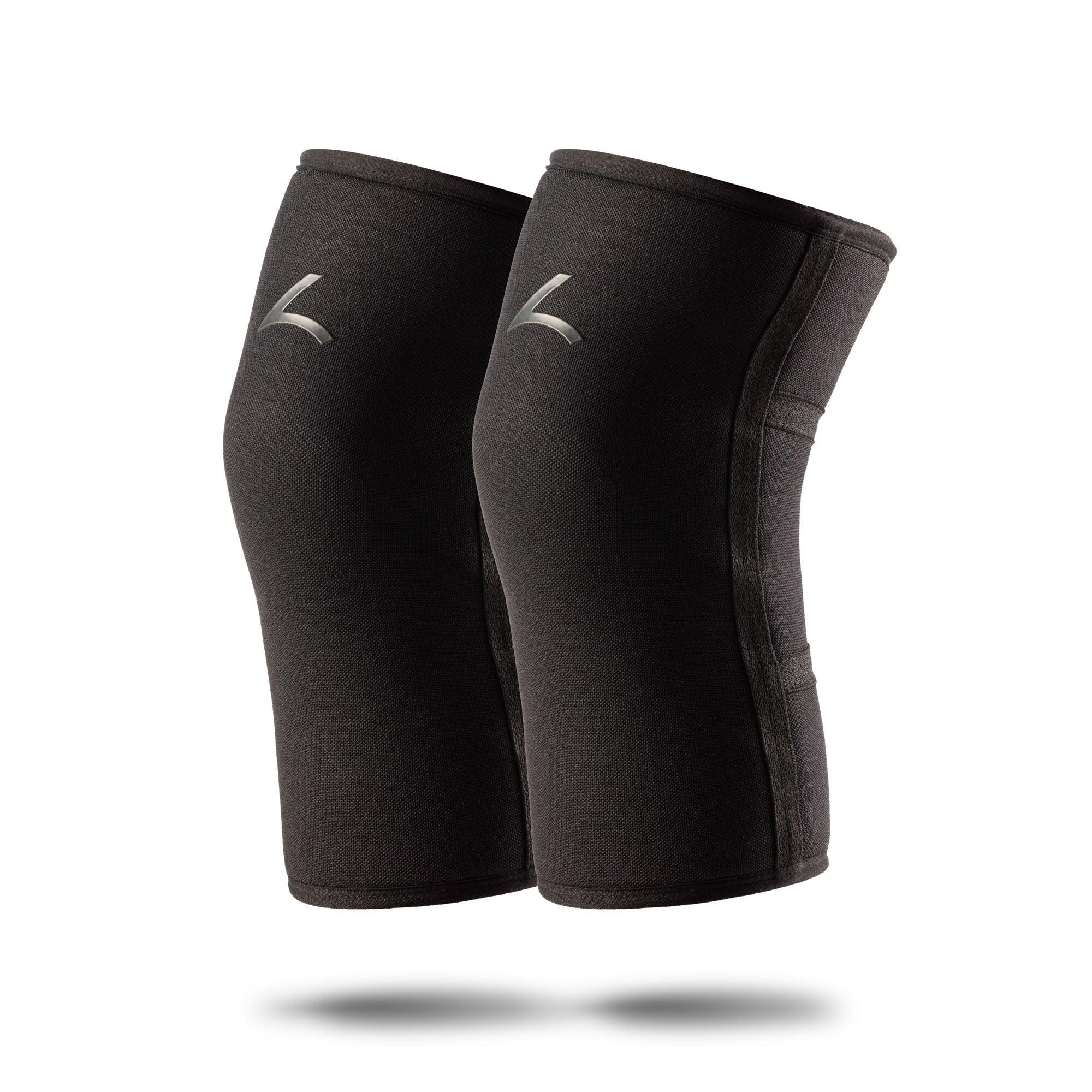 Reeva - Powerlifting Gnees Sleeves - Bandages Du Genou - 7 Mm - Rigid - Genouillère De Maintien - Noir - 38 S - Decathlon