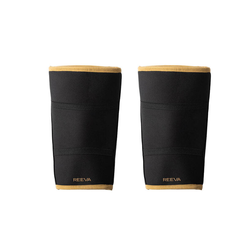 Powerlifting Knee Sleeves - Knie Bandages - 7 mm - Goud