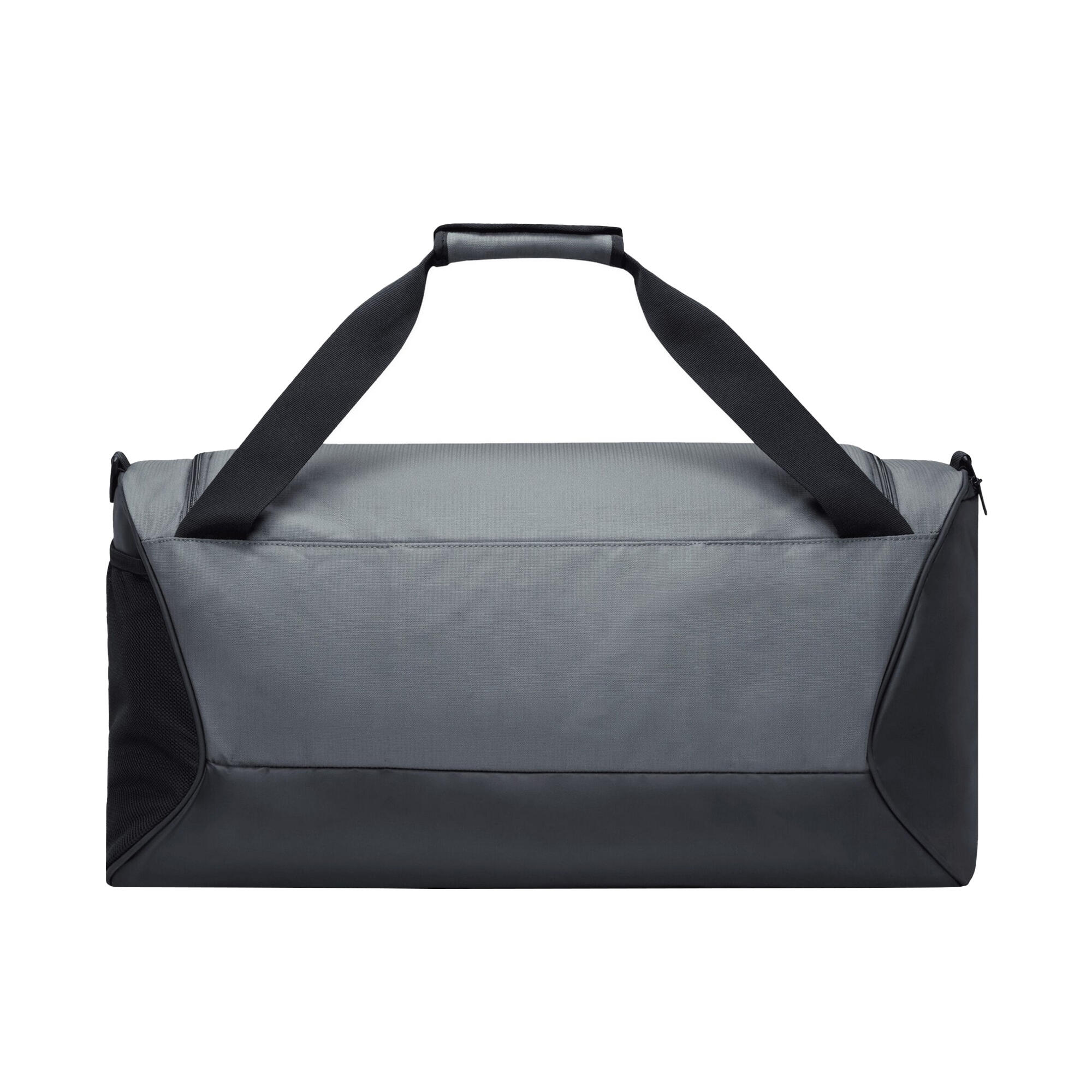 Brasilia Swoosh Training 60L Duffle Bag (Iron Grey/Black/White) 2/4