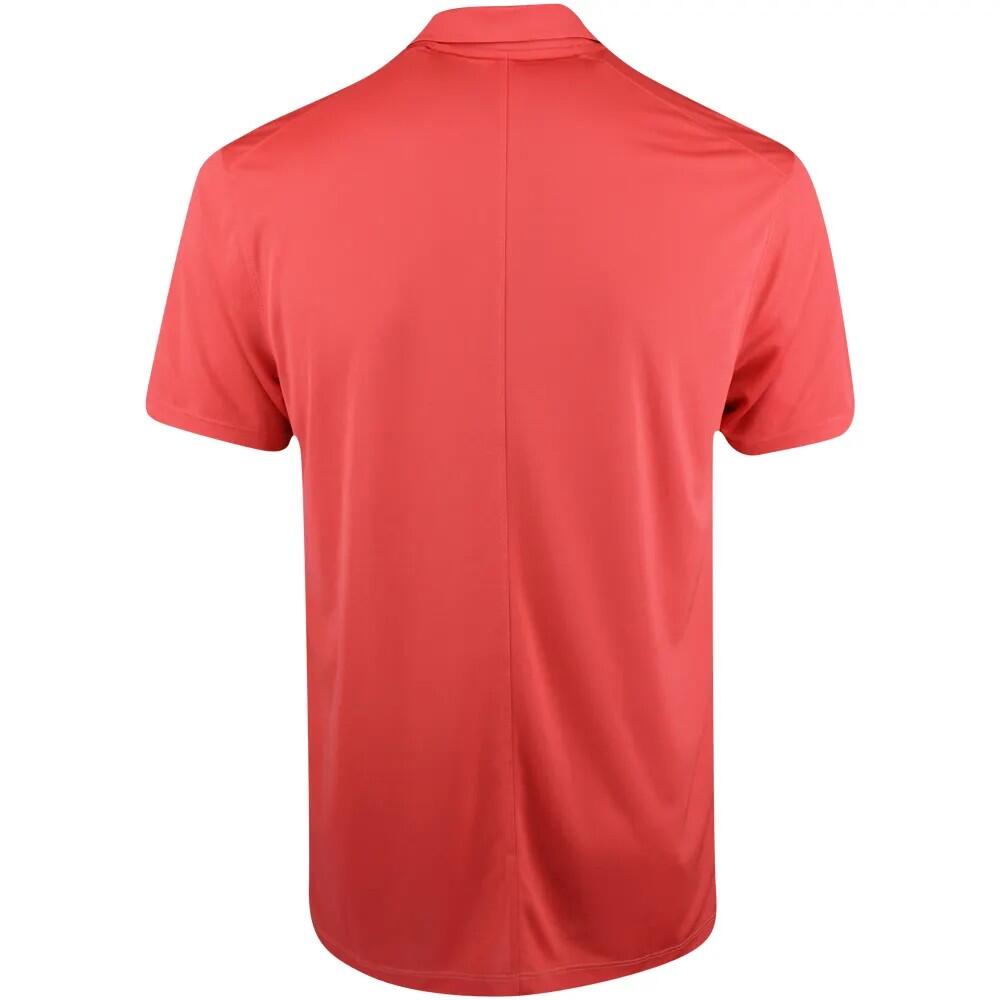 Mens Victory Colour Block DriFIT Polo Shirt (Magic Ember/Artic Orange/Black) 2/4