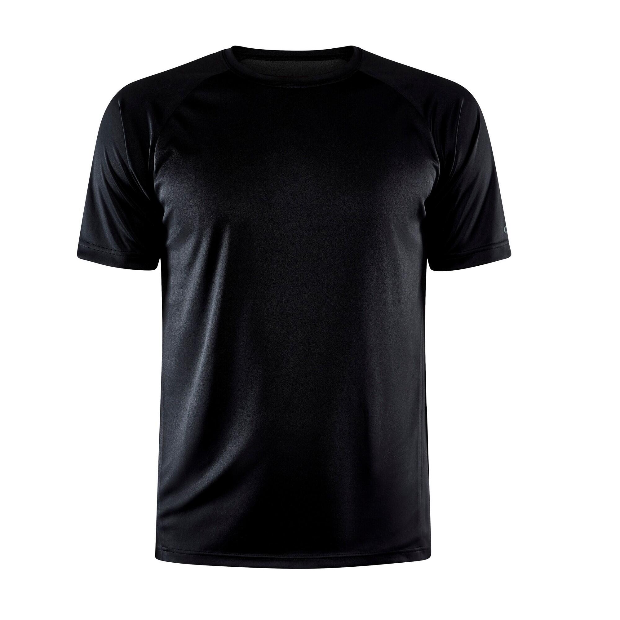 White Tee Shirt Noir Decathlon Mens Core Unify Training TShirt (Black)