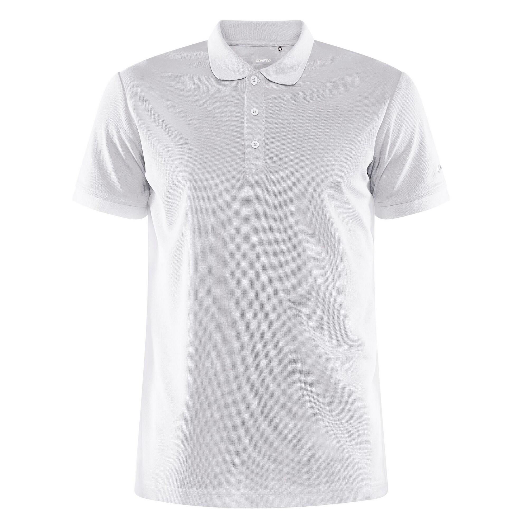 CRAFT Mens Core Unify Polo Shirt (White)