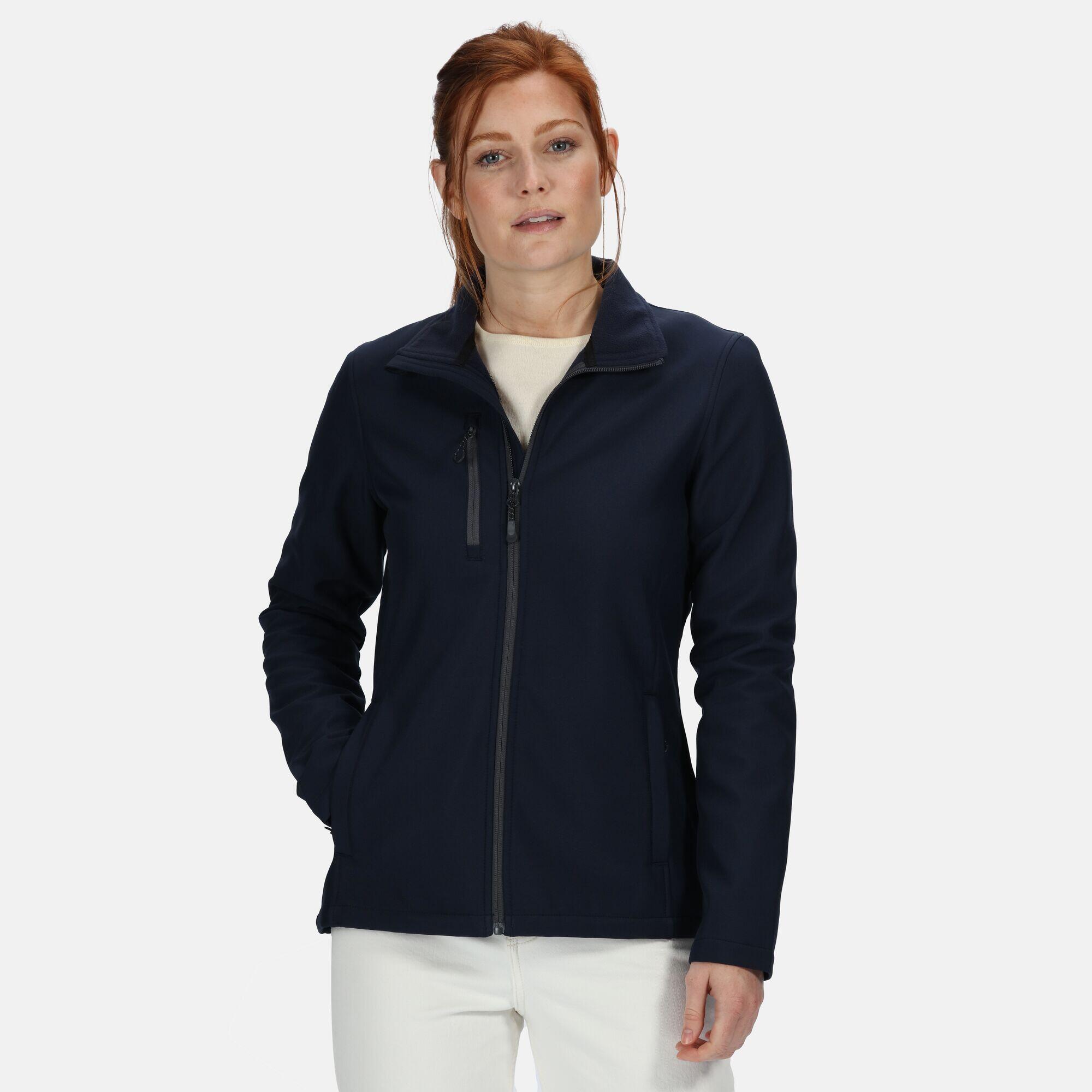 Womens/Ladies Honestly Made Recycled Fleece (Navy) 4/5