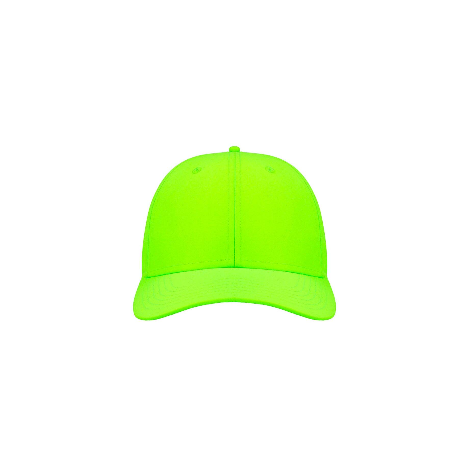 Recy Feel Recycled Twill Cap (Safety Green) 3/3