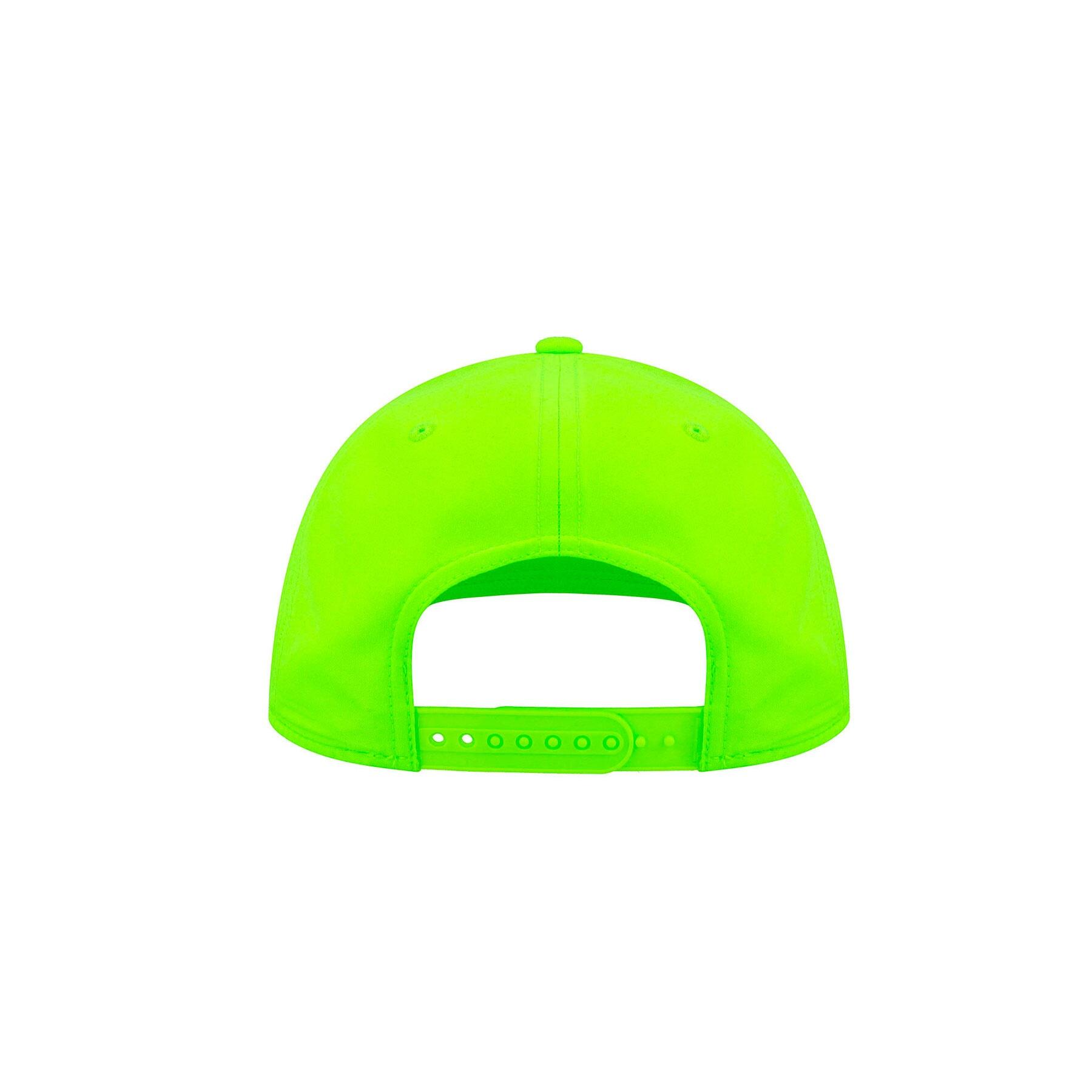 Recy Feel Recycled Twill Cap (Safety Green) 2/3