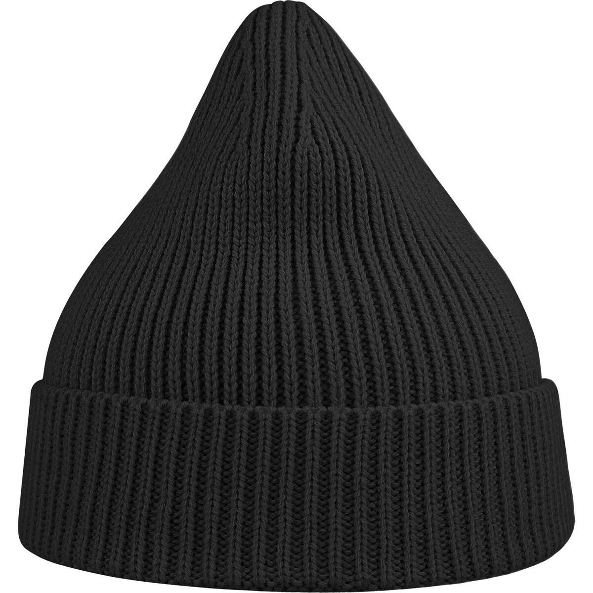 Unisex Adult Andy Recycled Polyester Beanie (Black) 2/3