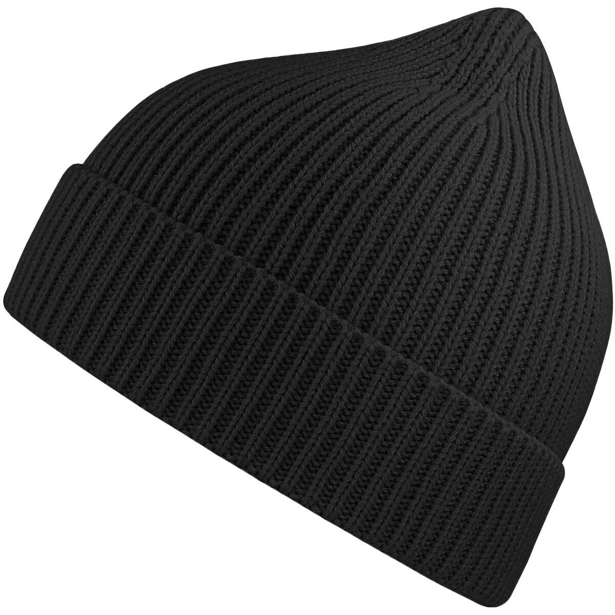 Unisex Adult Andy Recycled Polyester Beanie (Black) 3/3