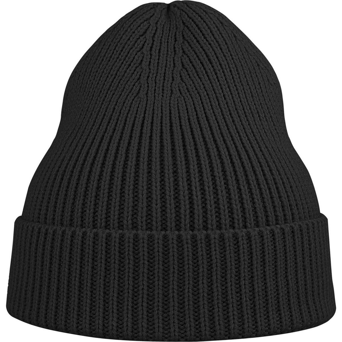 Unisex Adult Andy Recycled Polyester Beanie (Black) 1/3