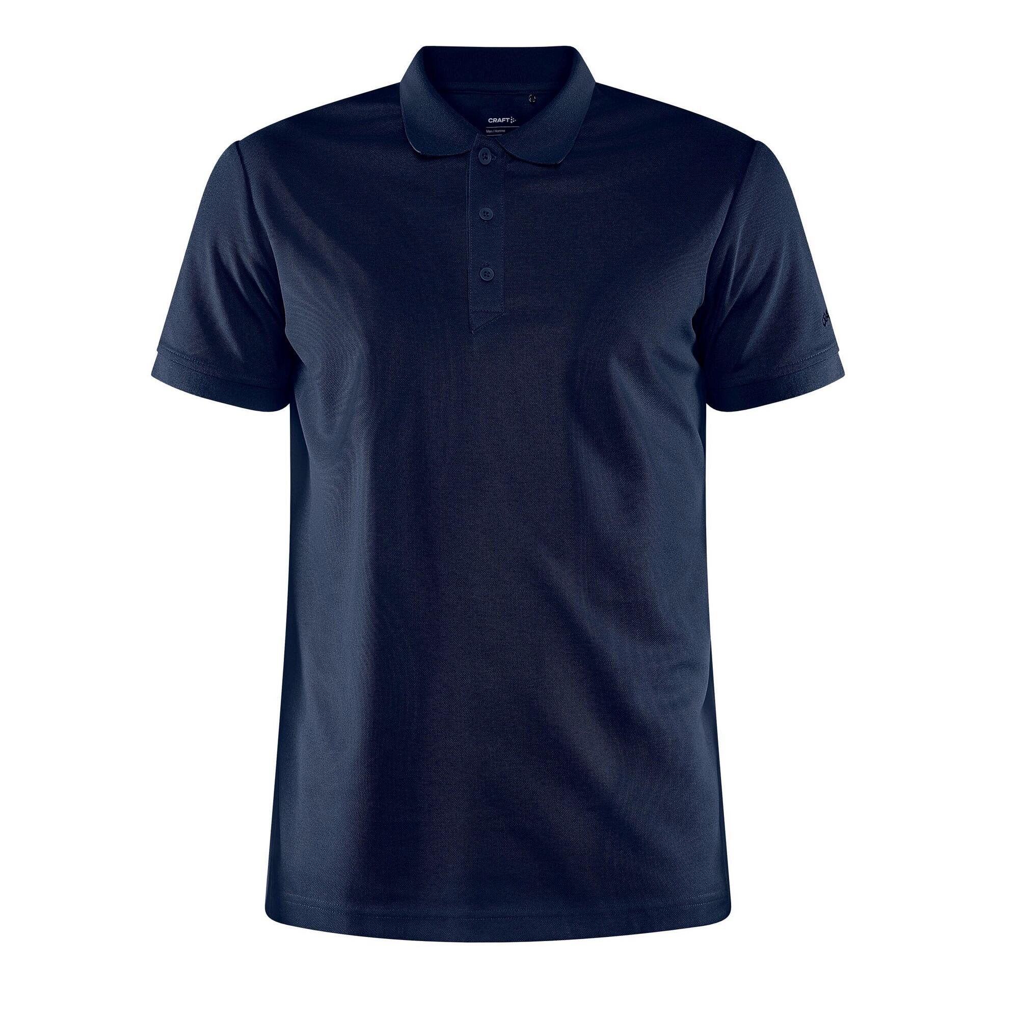 Mens Core Unify Polo Shirt (Dark Navy) 1/3