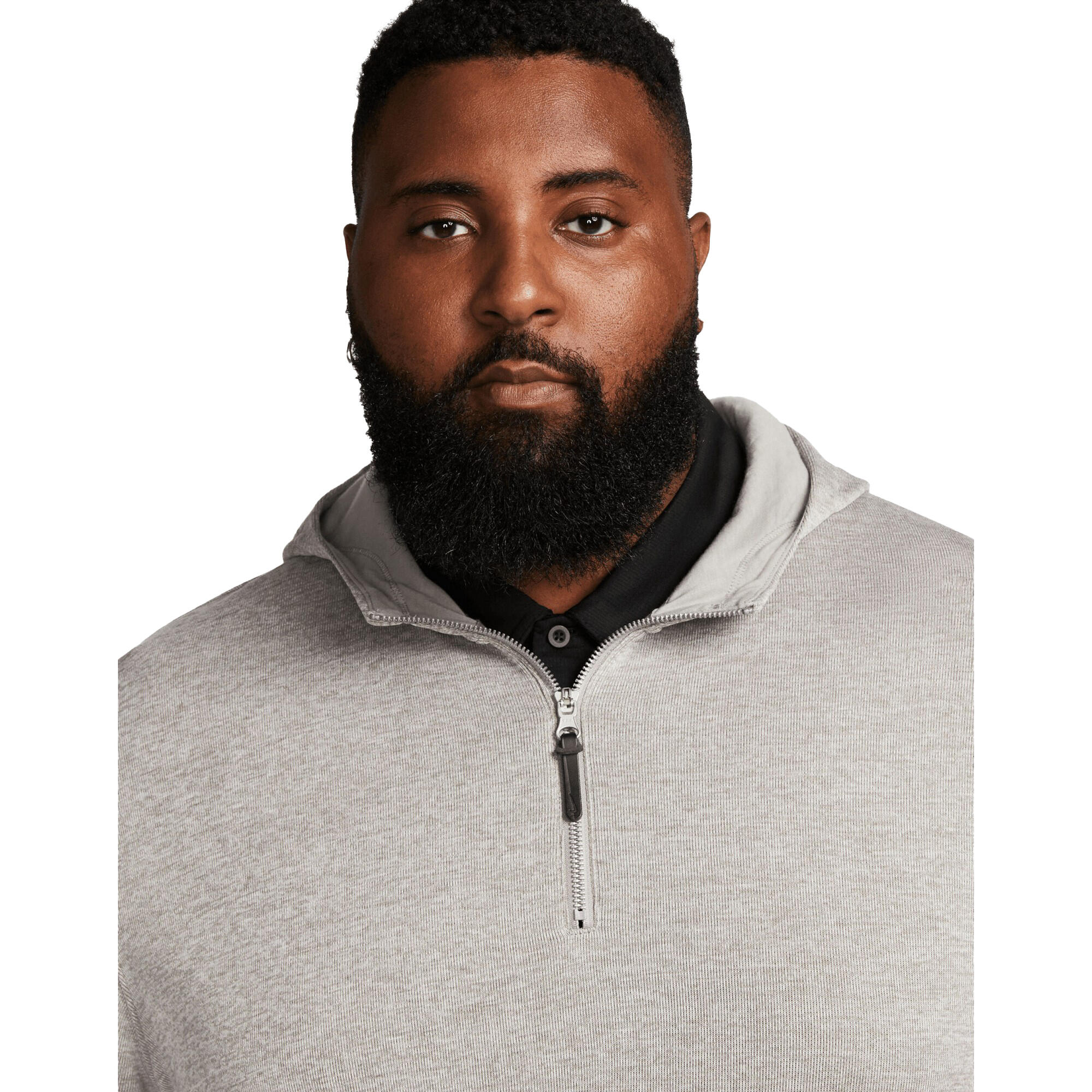 Sweat À Capuche Homme (Blanc / Gris / Argent Brossé) 3/3