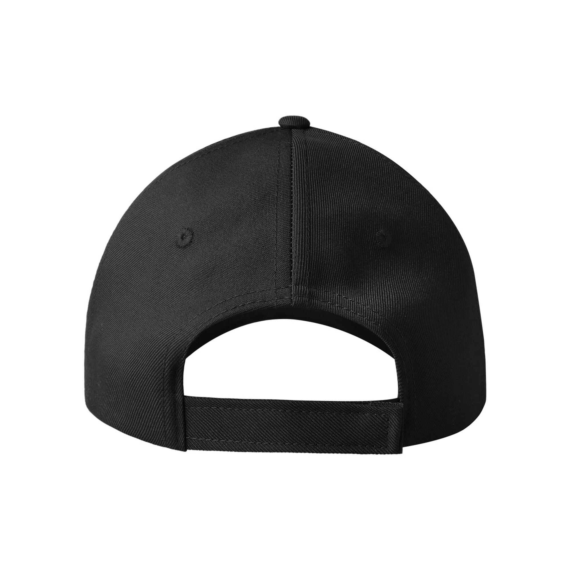 Childrens/Kids Recy Five 5 Panel Recycled Baseball Cap (Black) 2/3