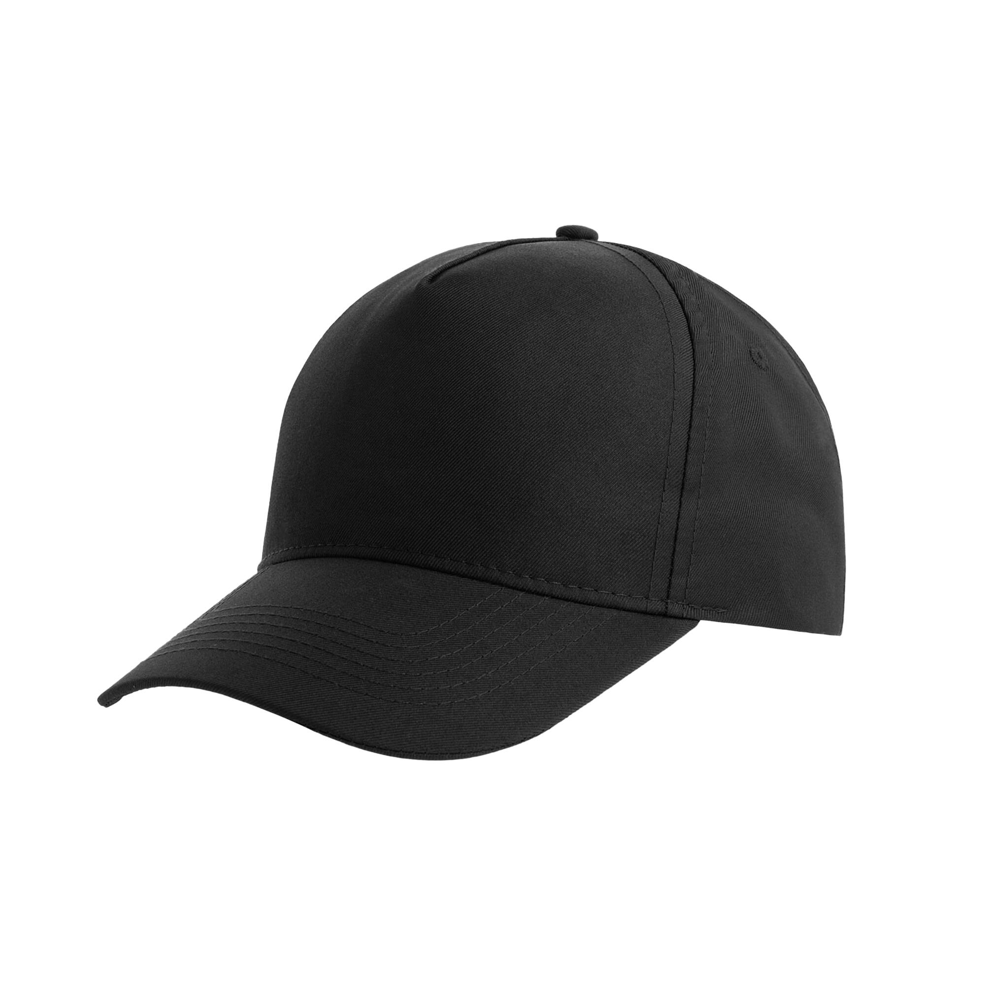 ATLANTIS Childrens/Kids Recy Five 5 Panel Recycled Baseball Cap (Black)