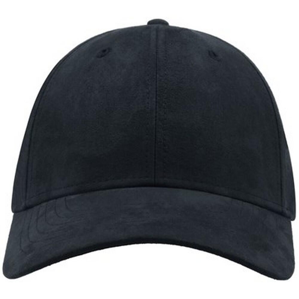 Unisex Adult Fam 6 Panel Sueded Baseball Cap (Navy) 1/3