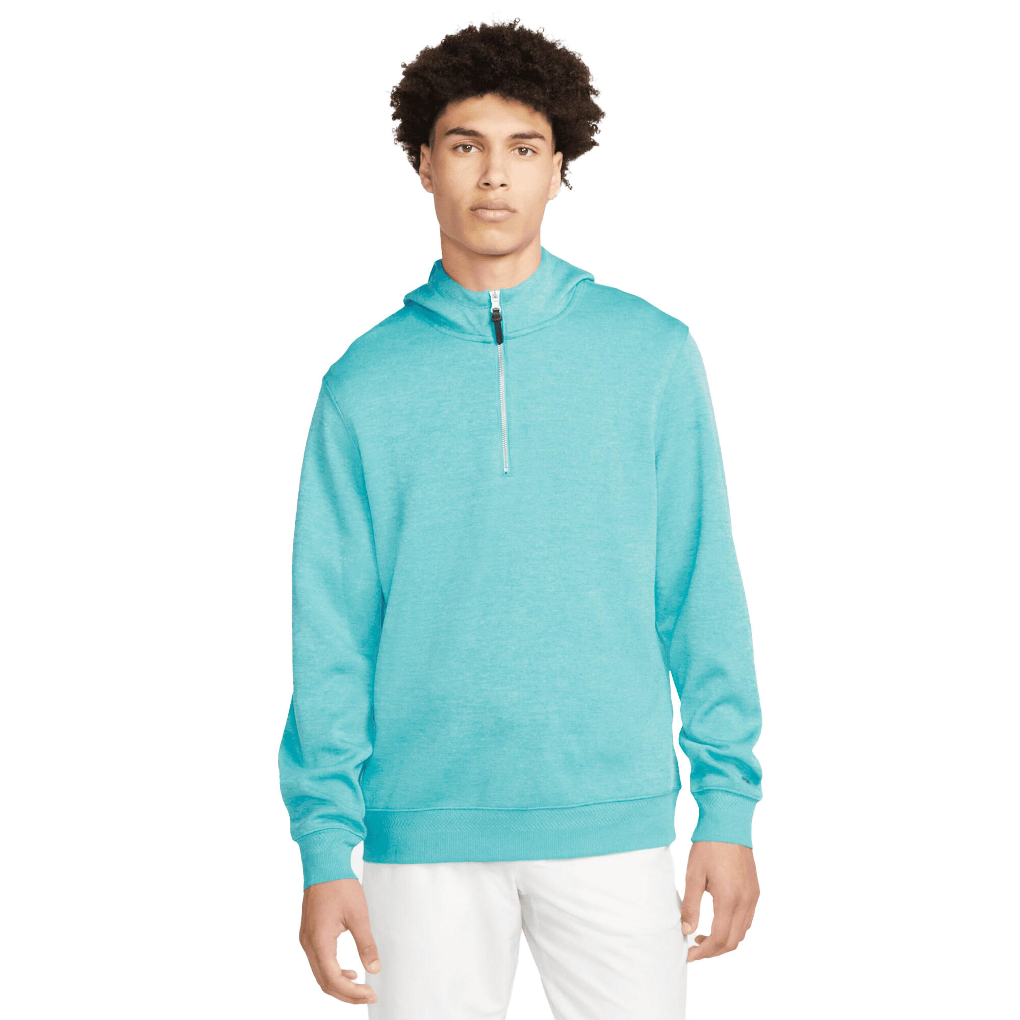 NIKE Mens DriFIT Golf Hoodie (Ocean Bliss/Baltic Blue/Brushed Silver)