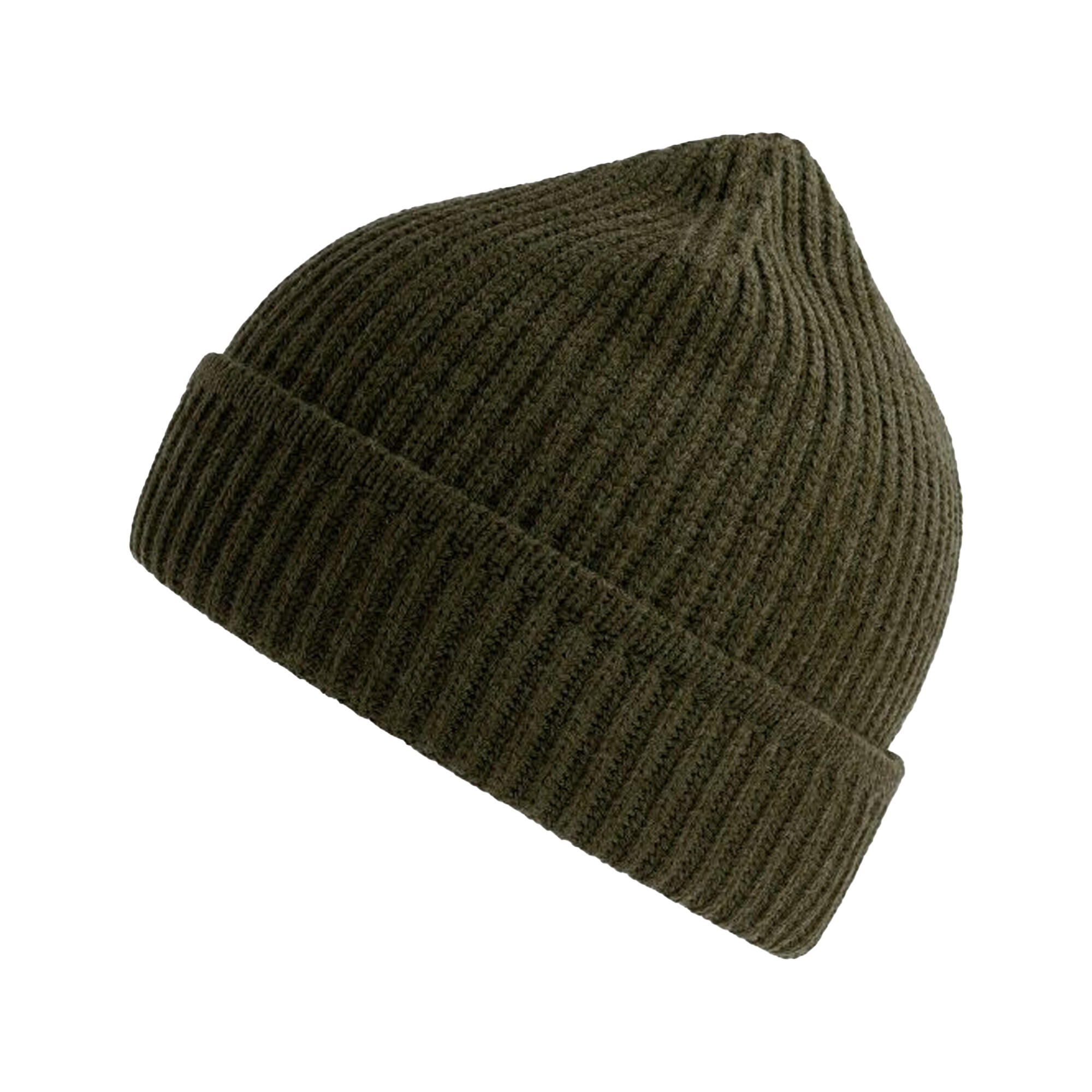 ATLANTIS Unisex Adult Maple Ribbed Recycled Beanie (Olive)