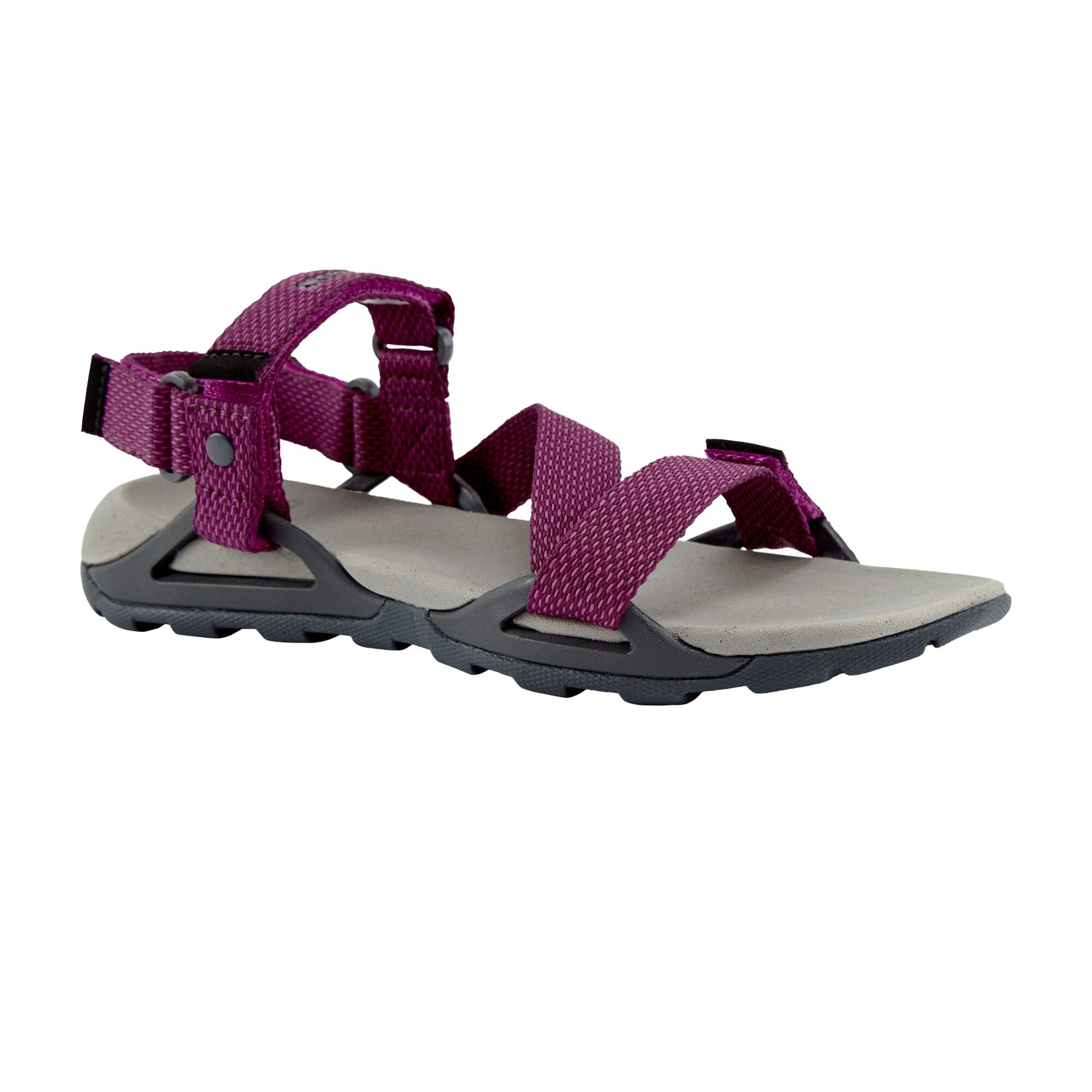 Sandales LADY LOCKE Femme (Anthracite / Framboise) 2/5