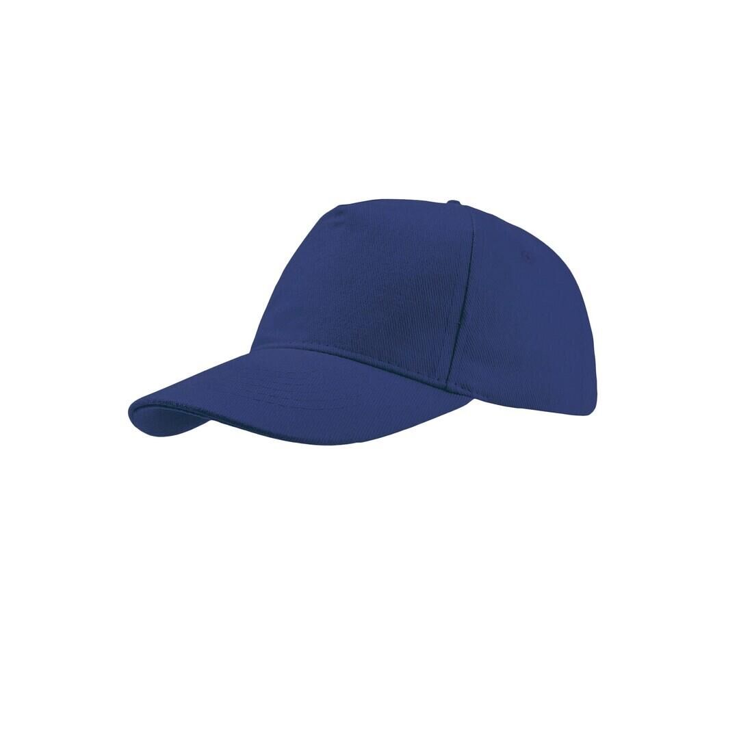 ATLANTIS Liberty Five Buckle Heavy Brush Cotton 5 Panel Cap (Royal Blue)