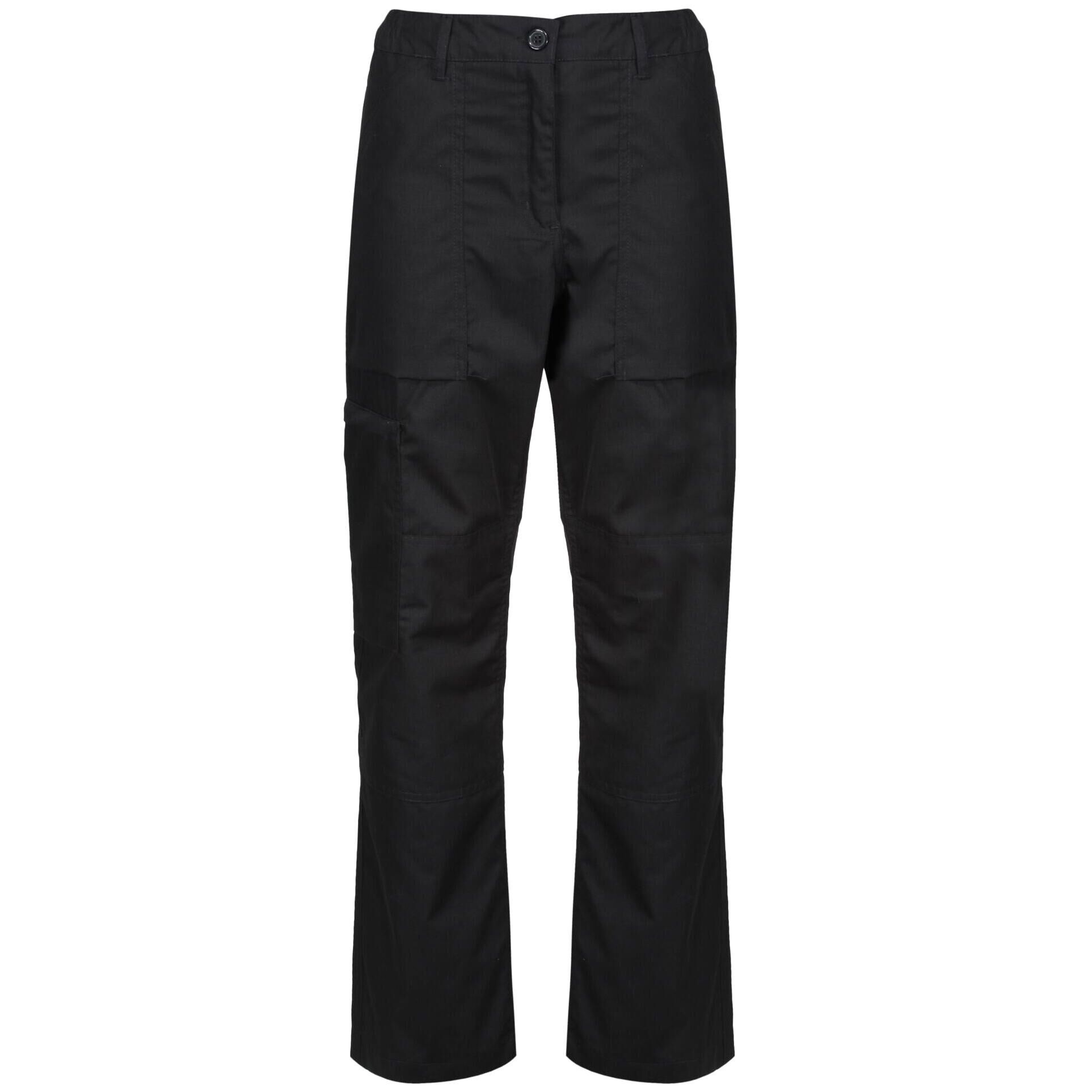REGATTA Ladies New Action Trouser (Short) / Pants (Black)