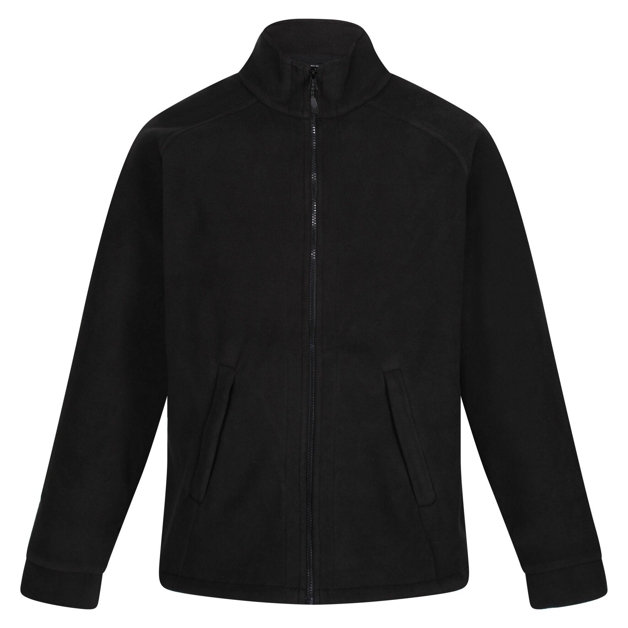 Sigma Symmetry Heavyweight AntiPill Fleece Jacket (380 GSM) (Black) 1/5