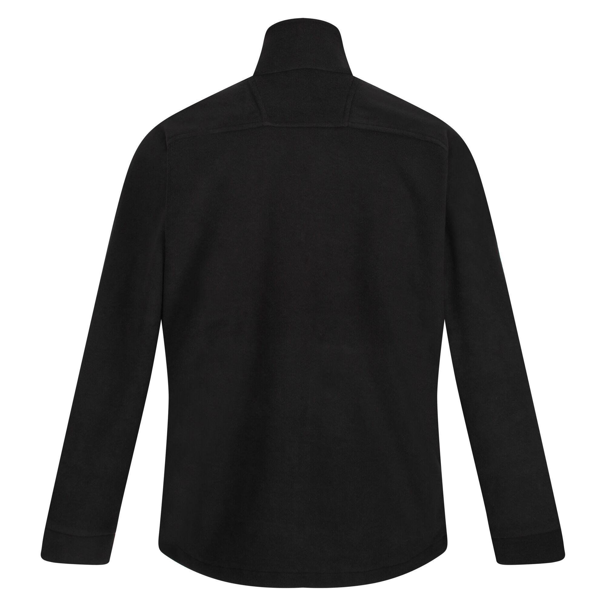 Sigma Symmetry Heavyweight AntiPill Fleece Jacket (380 GSM) (Black) 3/5