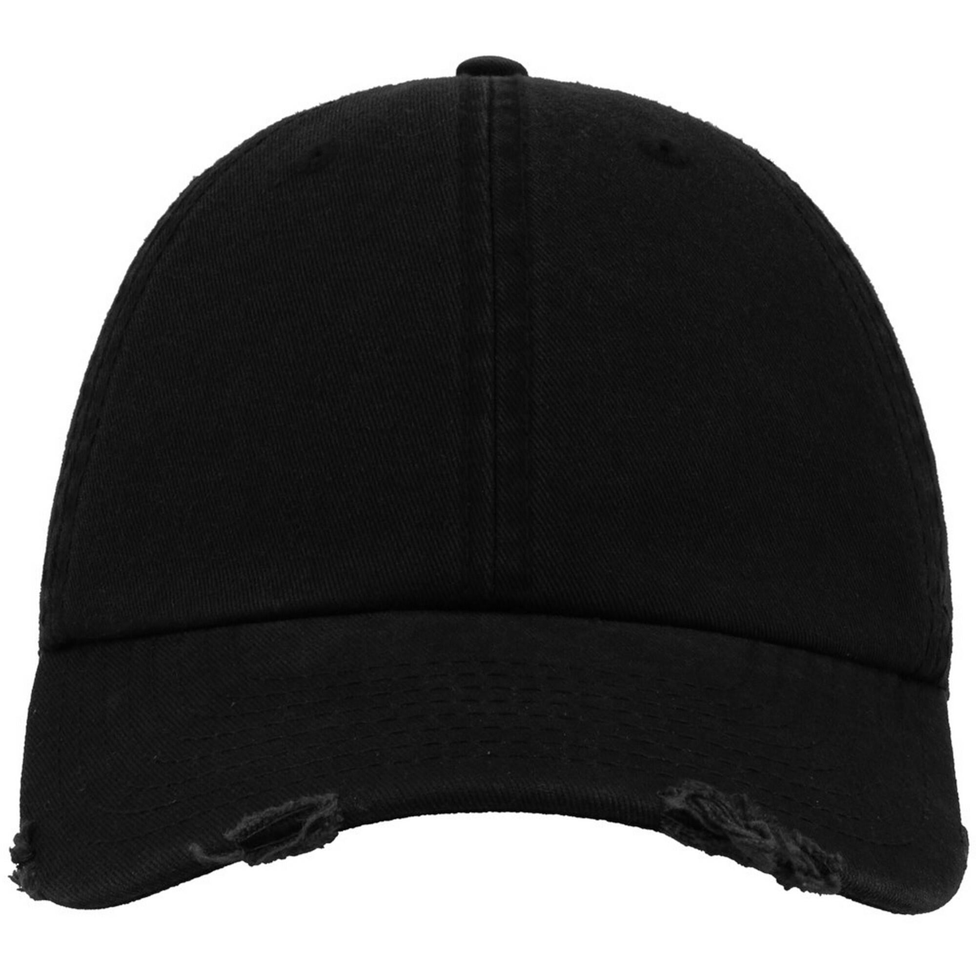 ATLANTIS 6 Panel Baseball Cap (Black)