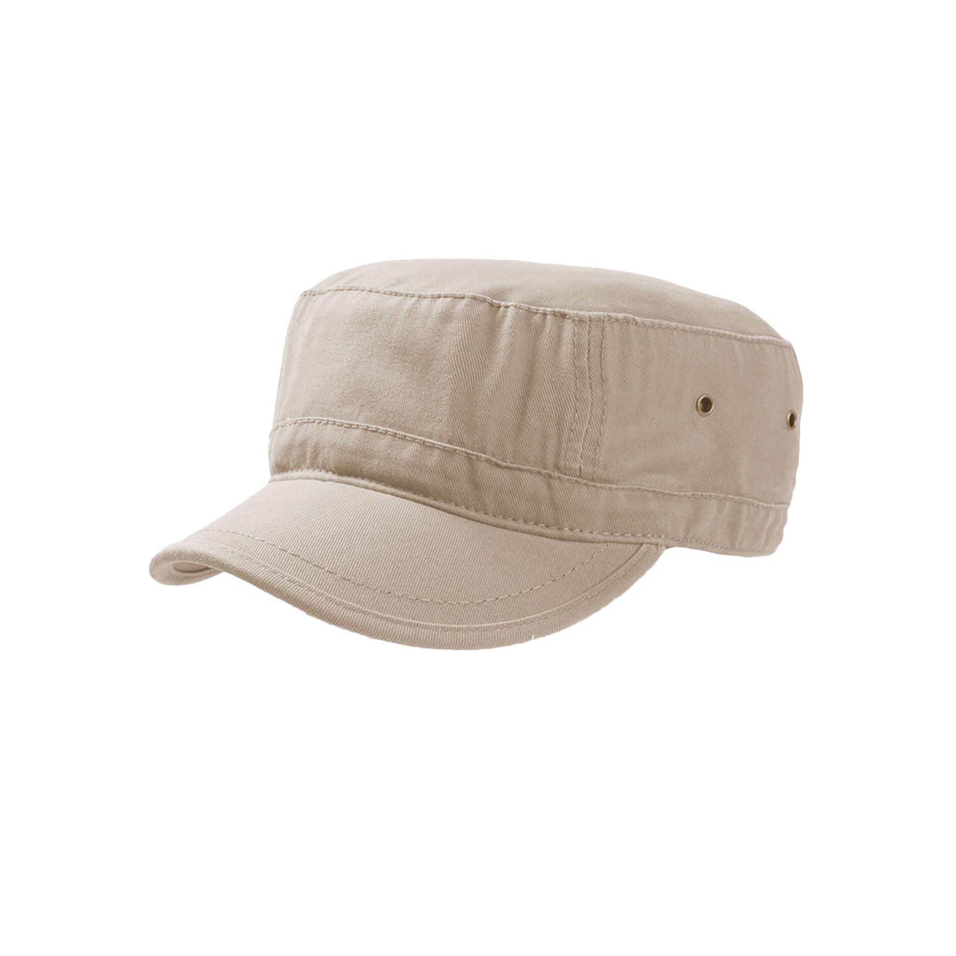 Chino Cotton Urban Military Cap (Khaki)