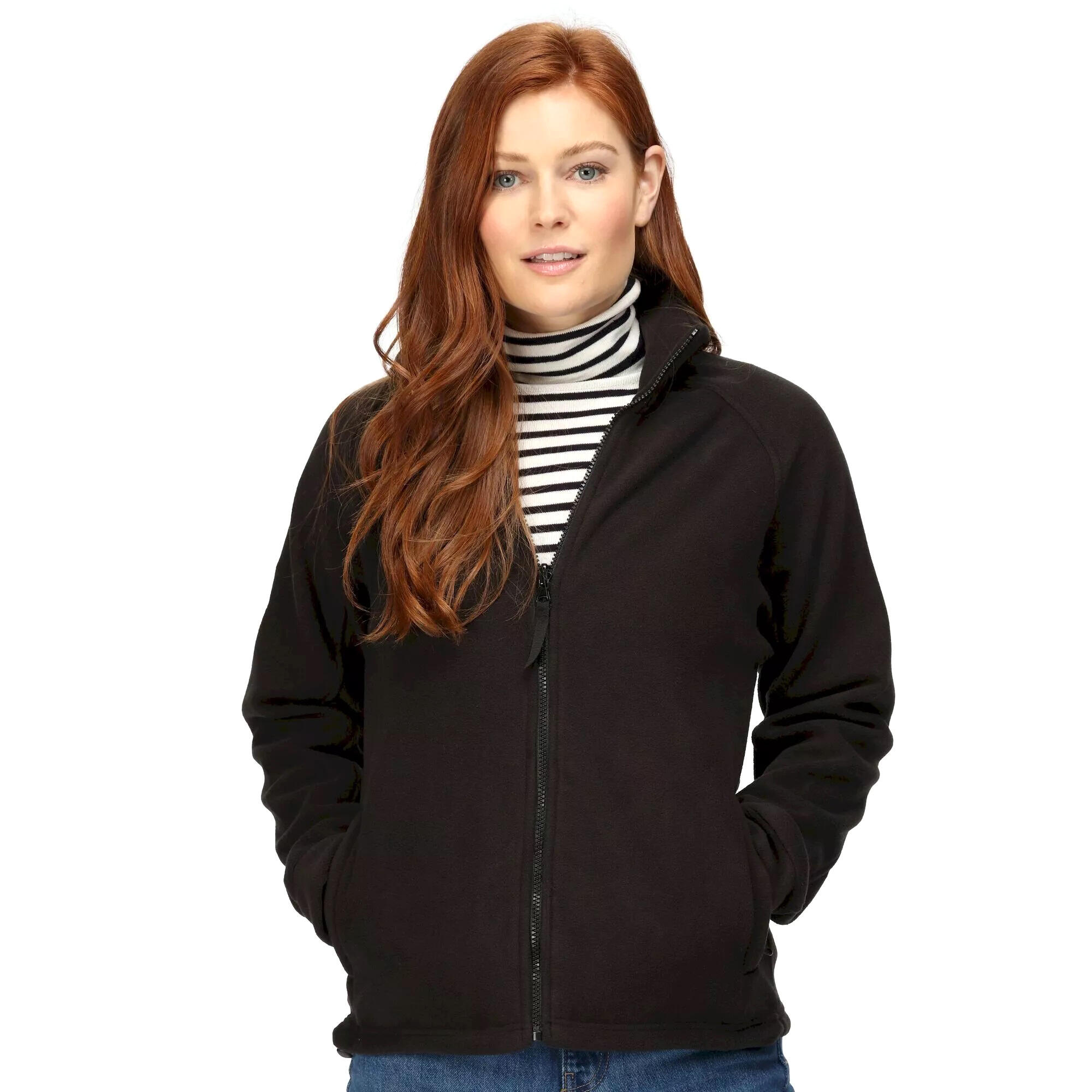 THOR women's fleece jacket (Black)