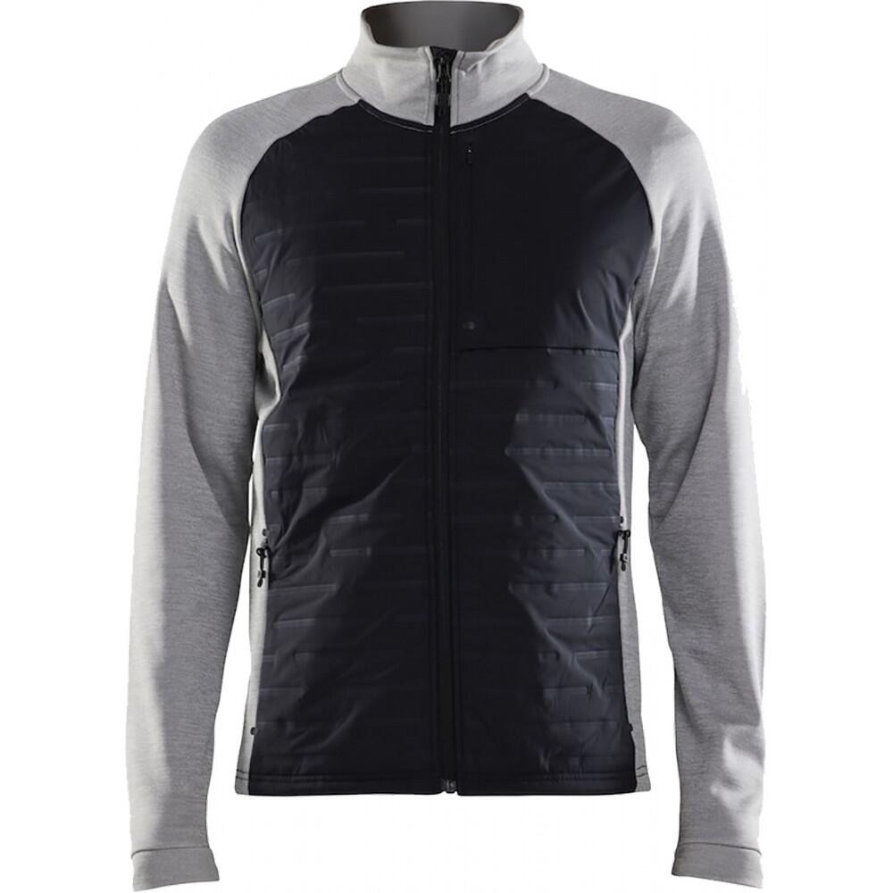 CRAFT Mens ADV Unify Hybrid Jacket (Grey Melange/Black)