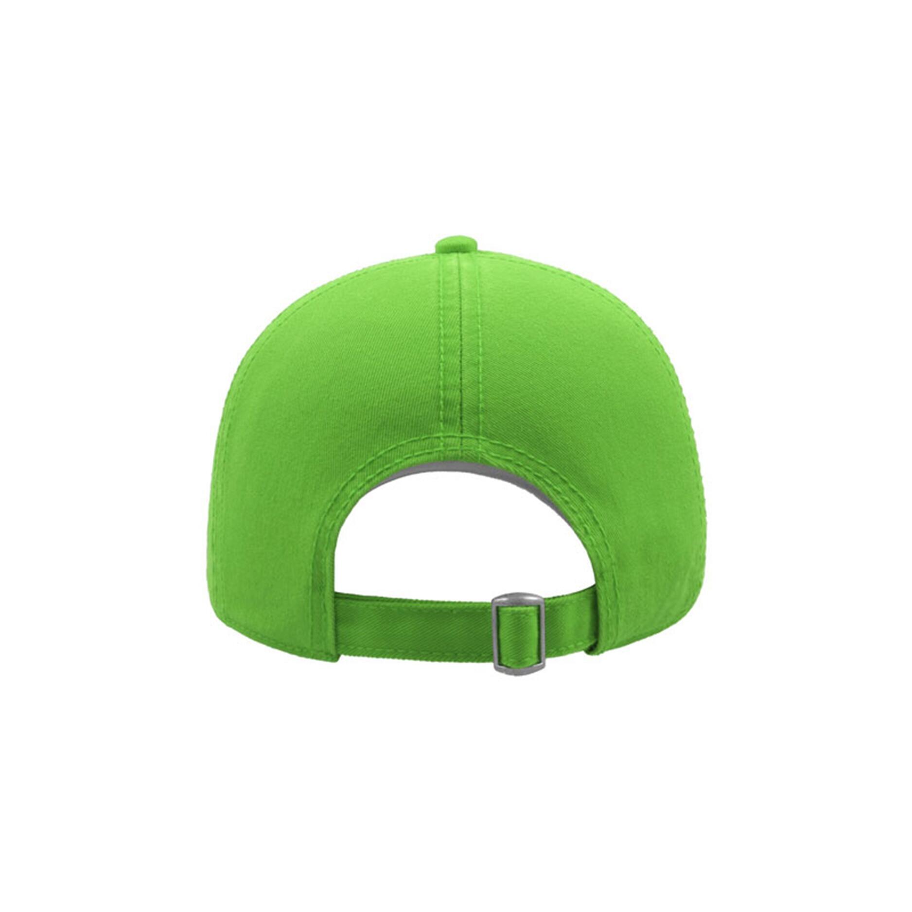 Action 6 Panel Chino Baseball Cap (Pack of 2) (Green) 2/5