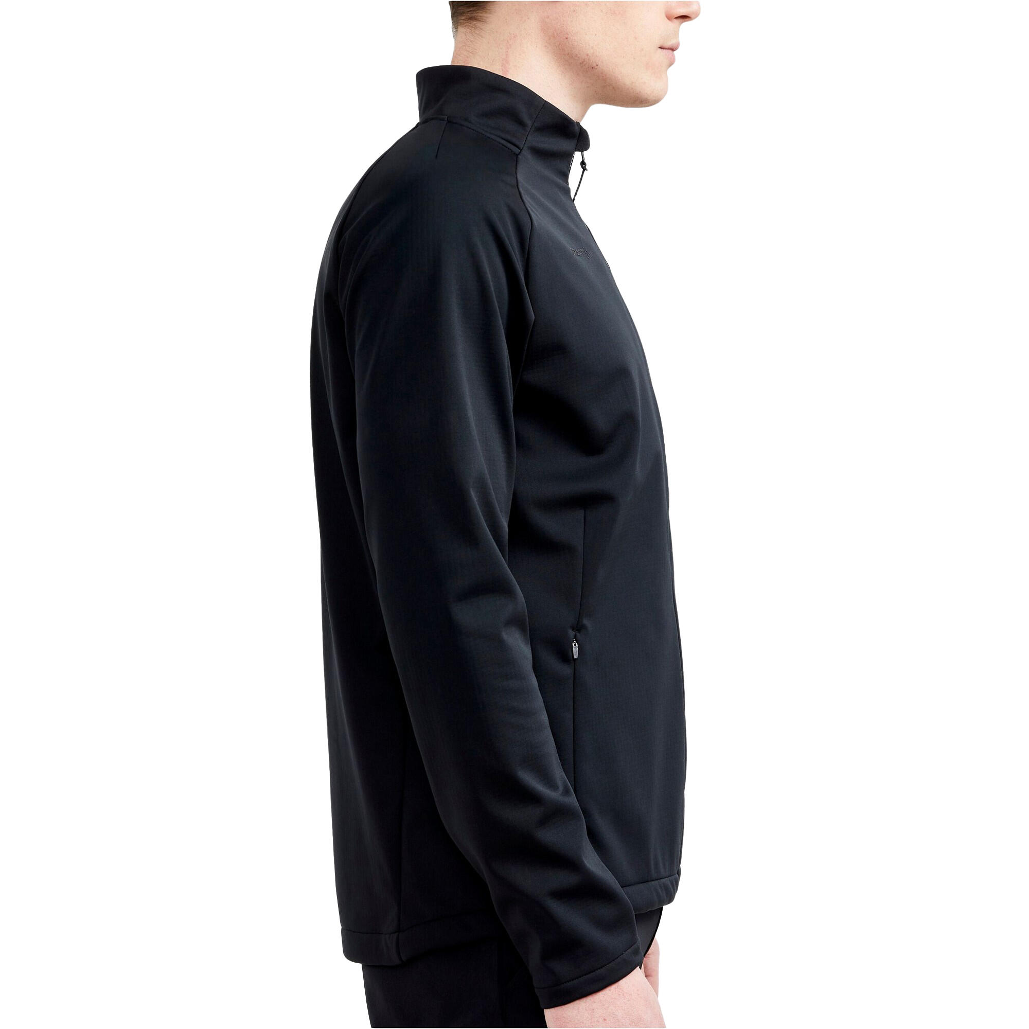 Mens Softshell Jacket (Black) 3/4