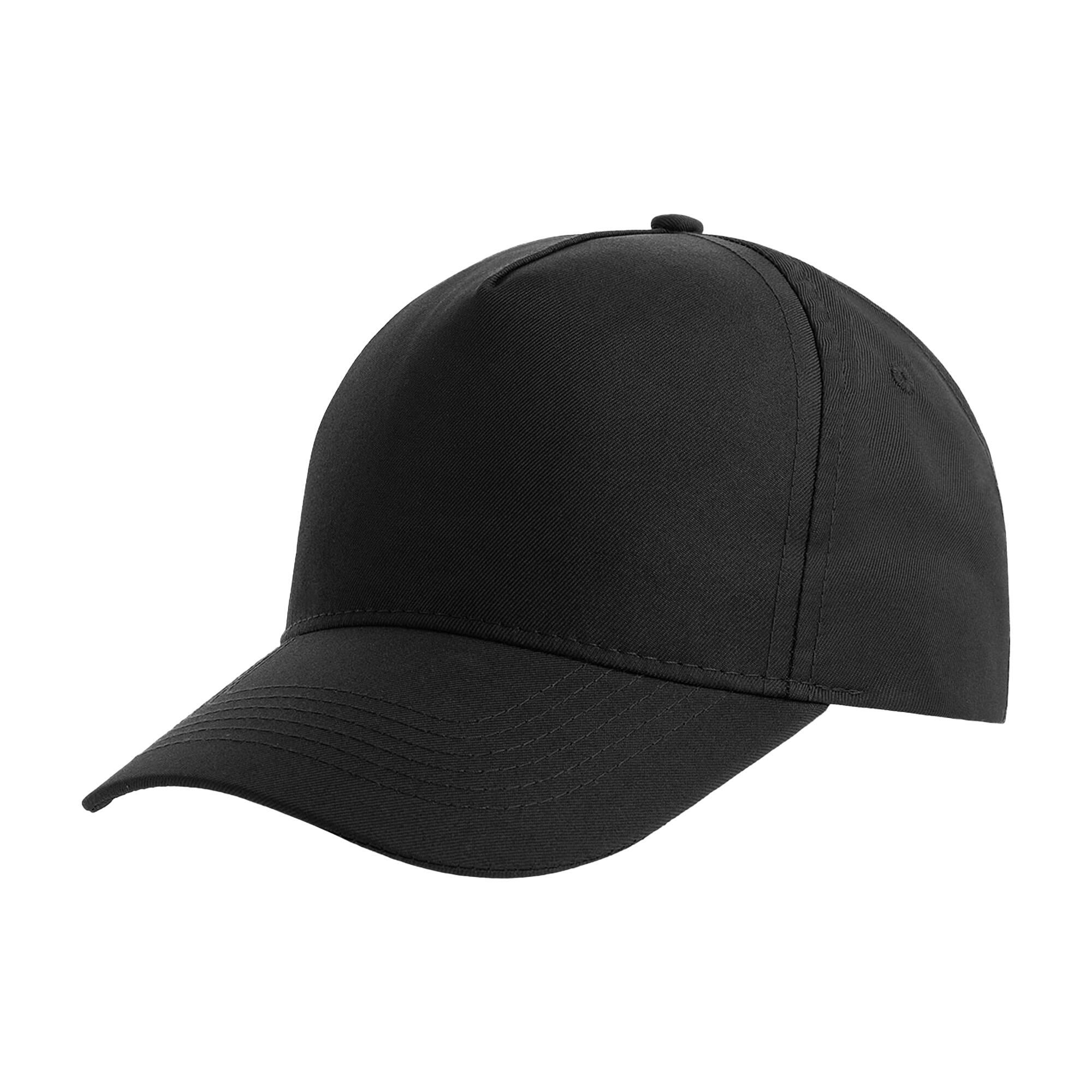 ATLANTIS Recy Five Recycled Polyester Baseball Cap (Black)