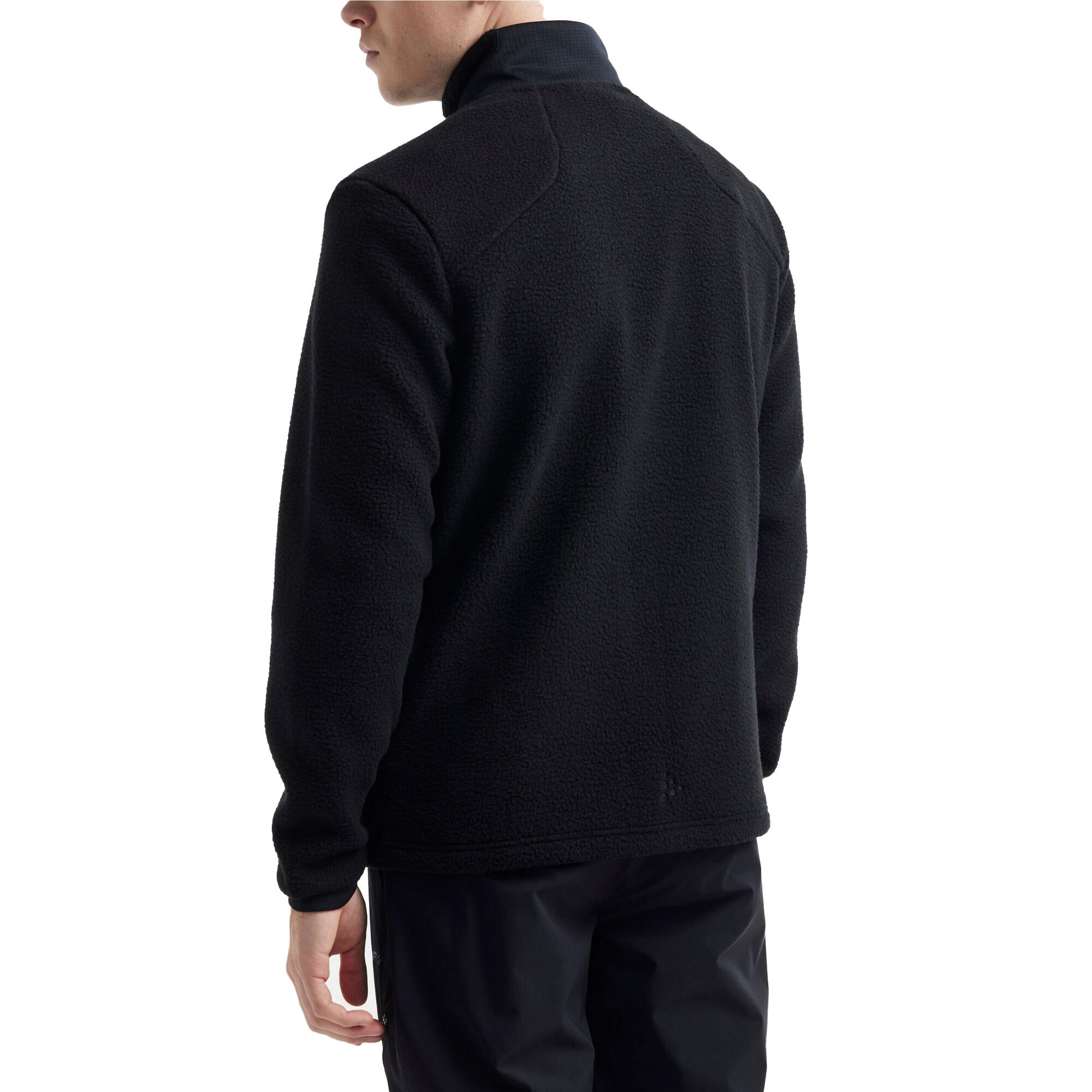 Mens ADV Explore Pile Fleece Jacket (Black) 4/4