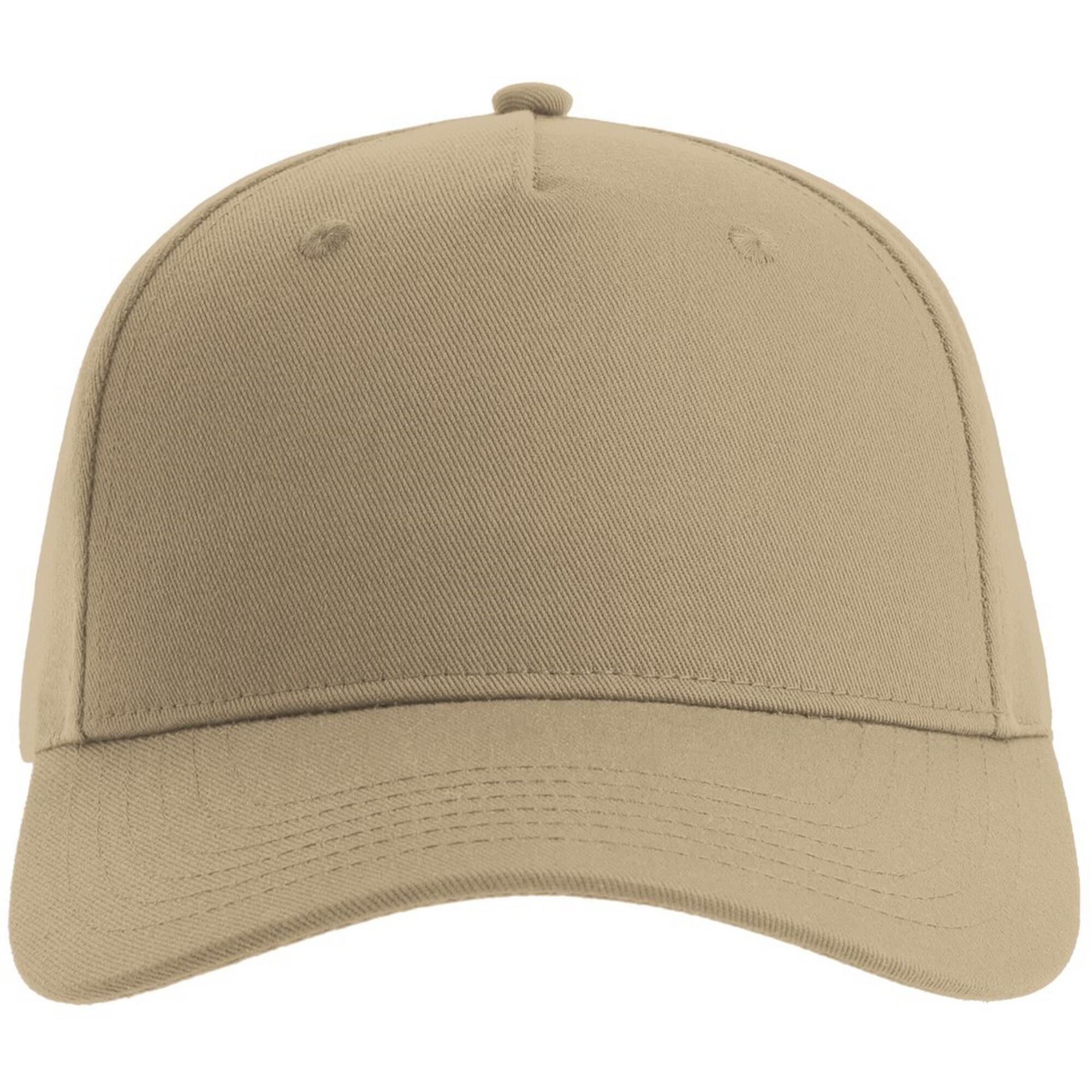 Unisex Adult Fiji Recycled Polyester Cap (Khaki) 1/3