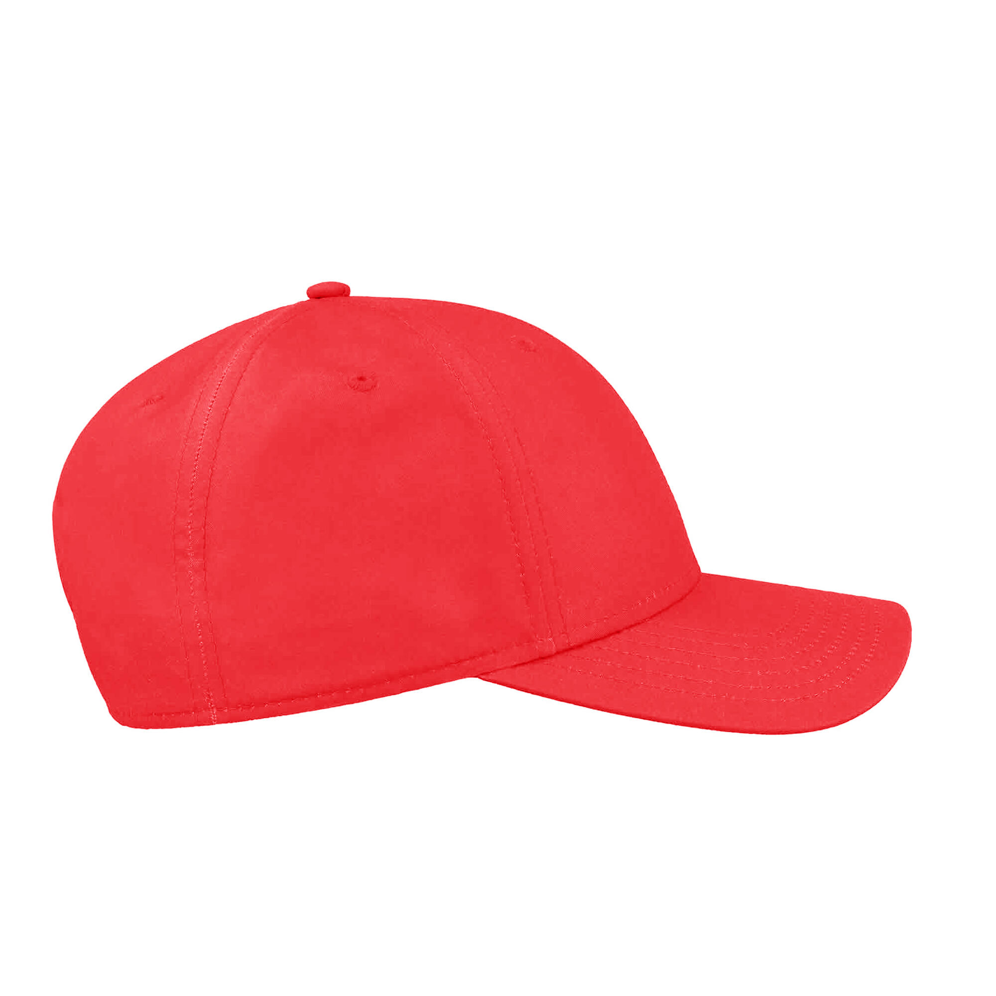 Recy Six Recycled Polyester Baseball Cap (Red) 3/3
